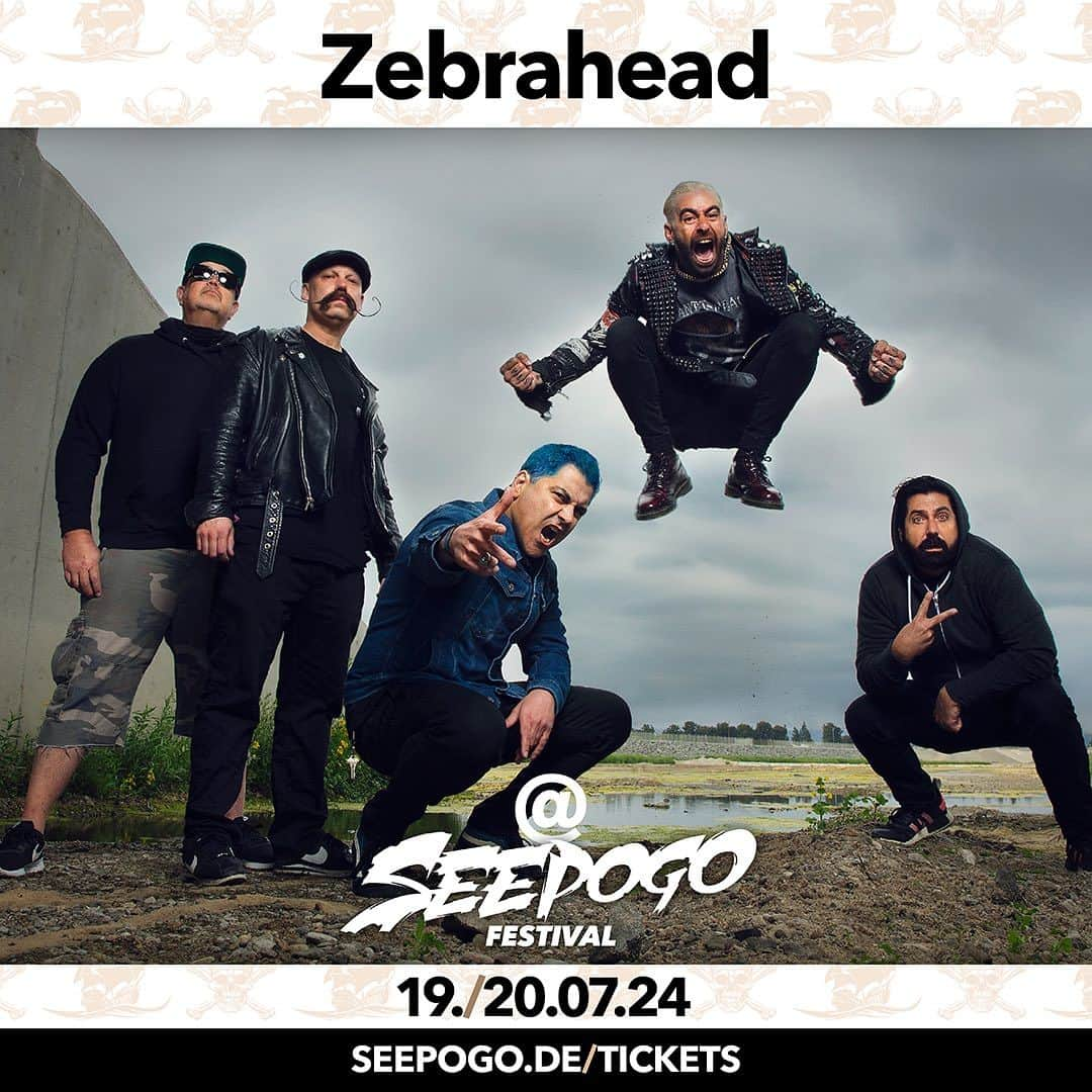 Zebraheadのインスタグラム：「Hey friends in Germany.  We are coming back this summer and gonna play @seepogo_festival  Super excited and wish summer was already here…..😍😍😍」