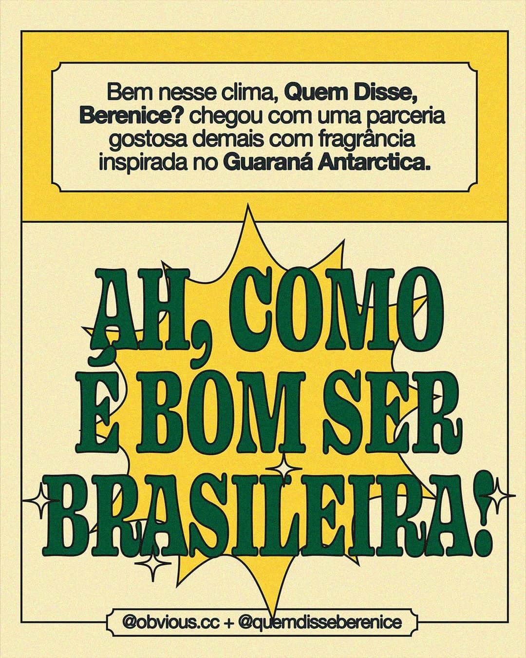quem disse, berenice?さんのインスタグラム写真 - (quem disse, berenice?Instagram)「O que só tem aqui que te faz pensar “ah, como é bom ser brasileira”??? 🌞 🏖🔥 Quando o jeitinho brasileiro é sobre irreverência e criatividade, tudo fica melhor. Por isso, @quemdisseberenice se juntou com @guaranaantarctica para mais uma parceria gostosa demais: produtos de beleza com cheirinho inspirado em Guaraná Antarctica 😮💚#QDBGuarana #publicidade」11月24日 2時56分 - quemdisseberenice