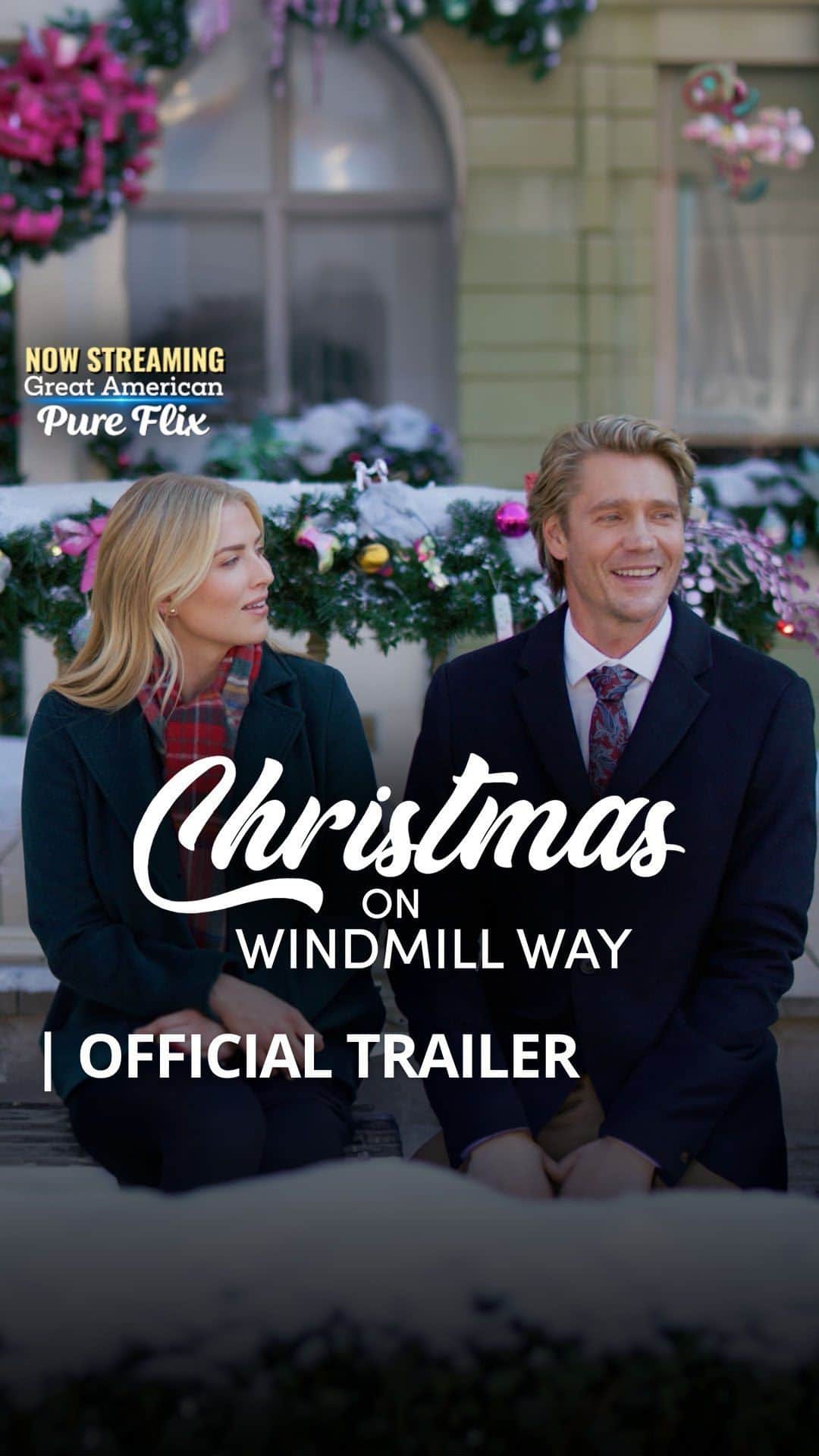 チャド・マイケル・マーレイのインスタグラム：「@chadmichaelmurray and @wildandtaylor star in the heartwarming story of “Christmas on Windmill Way” which is now available to stream anytime!」