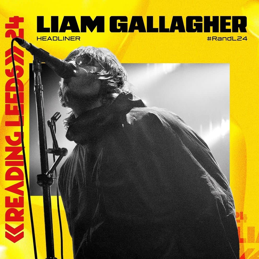 リアム・ギャラガーのインスタグラム：「READING AND LEEDS 2024 @officialrandl」