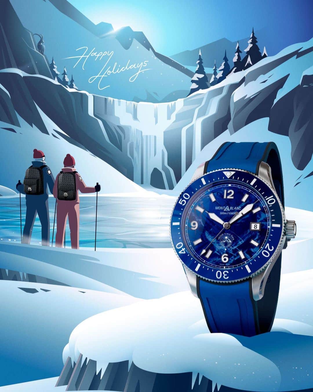 のインスタグラム：「Montblanc’s timepieces are more than just objects of elegance, they’re symbols of how precious every moment you spend with your loved ones is. Select the perfect piece from Montblanc’s thoughtfully curated Happy Holidays presents.  #HeartWritten #InspireWriting #GiftMontblanc」