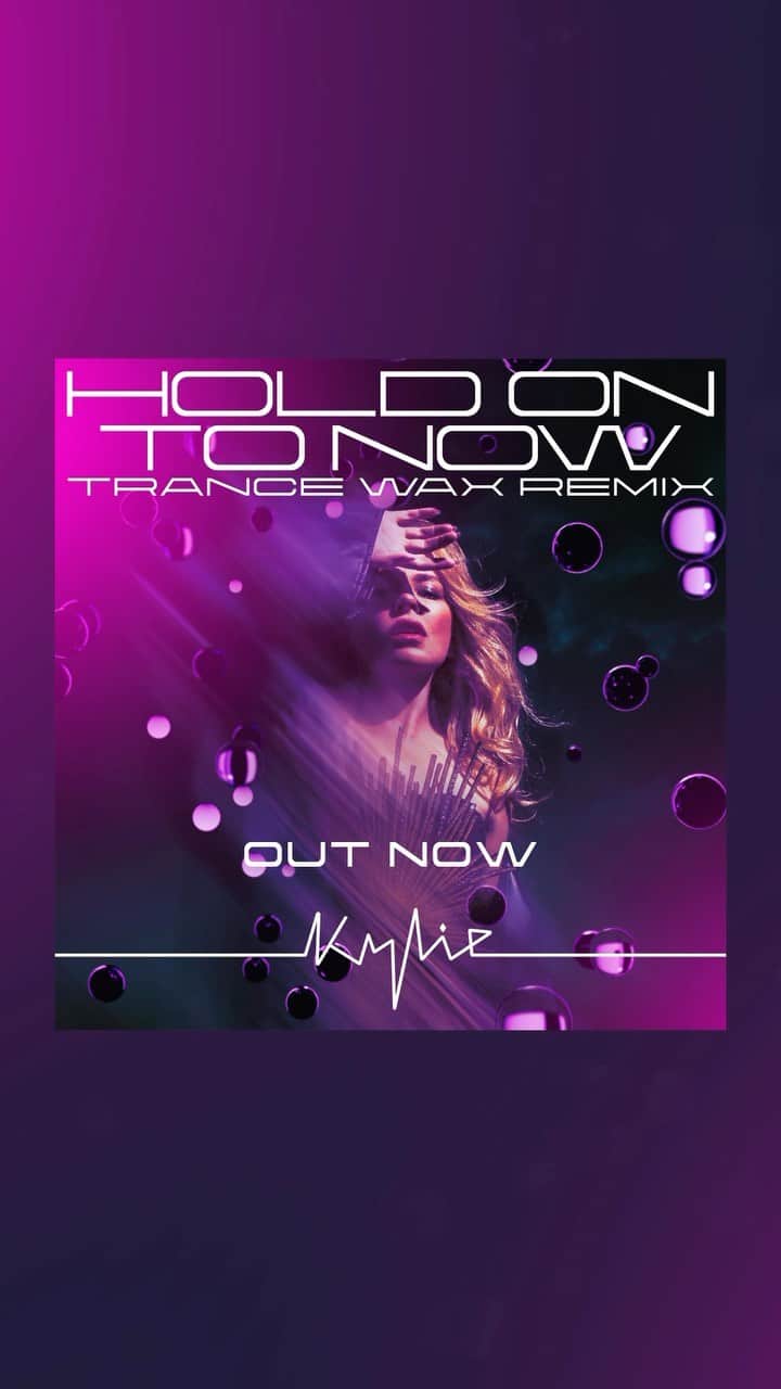 カイリー・ミノーグのインスタグラム：「Trance Wax has me in a spin with this Hold On To Now Remix! 💖 Who’s dancing with me?! Link in stories」