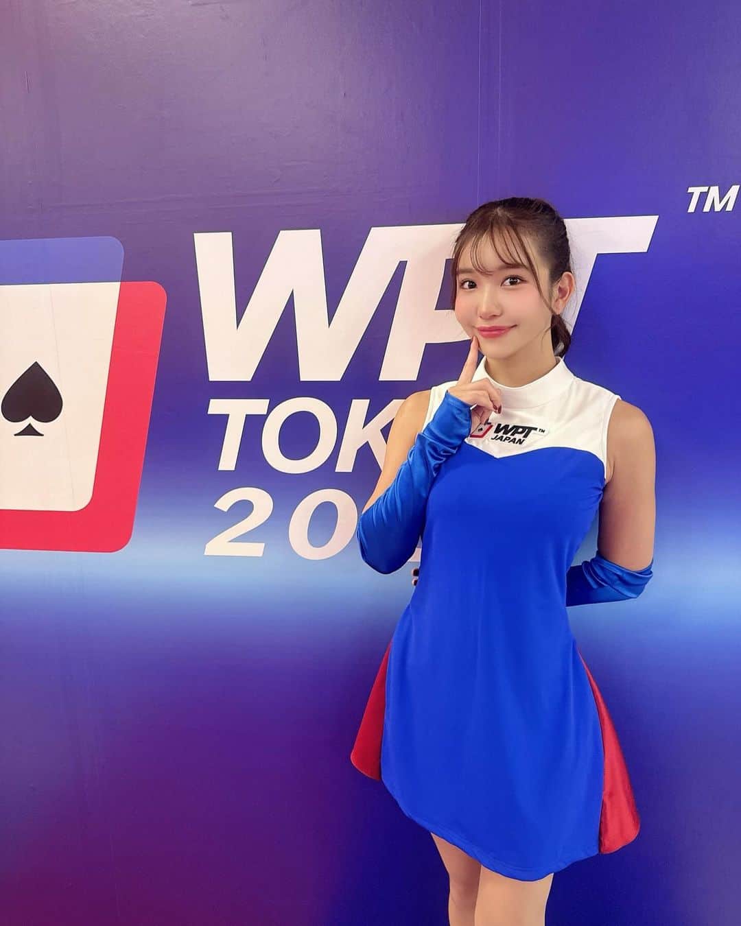 COCOのインスタグラム：「本日はお仕事でWPT TOKYO 🃏💙‼︎   #poker #wpt #wpttokyo」