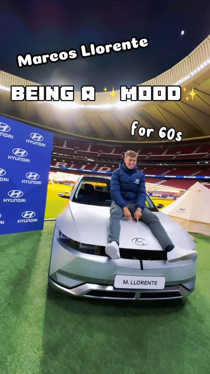 アトレティコ・マドリードのインスタグラム：「Marcos Llorente being a mood for 60s straight 💖」