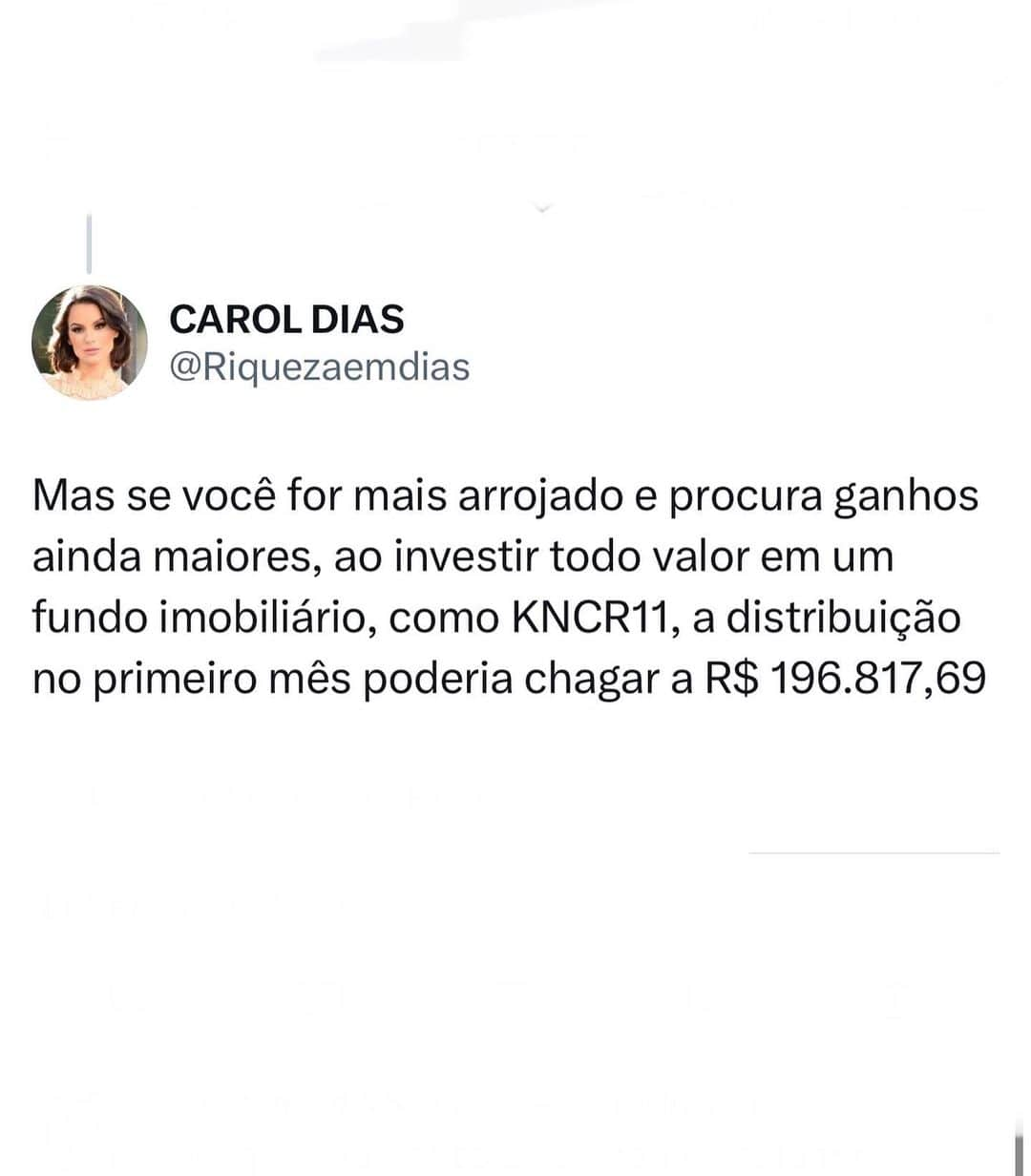 Carol Diasさんのインスタグラム写真 - (Carol DiasInstagram)「Qual a salvação para seleção do Brasil 🇧🇷?  . A bilheteria do jogo rendeu uma verdadeira FORTUNA 💰  . Quanto renderia esse dinheiro hoje aplicado por mês?」11月23日 19時54分 - caroldias