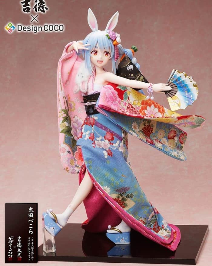 Tokyo Otaku Modeのインスタグラム：「Celebrate the year of the rabbit with Pekora in this handmade kimono made by traditional kimono makers!  🛒 Check the link in our bio for this and more!   Product Name: Hololive Usada Pekora -#Zenjinrui Usagika Keikaku- Japanese Doll 1/4 Scale Figure Series: hololive production Manufacturer: Design Coco Sculptor: Design Coco (Art Director: A2C) Specifications: Painted, non-articulated, 1/4 scale figure with stand Height (approx.): 478 mm | 18.8" Materials: PVC, ABS, rayon, polyester, acetate  #hololive #usadapekora #tokyootakumode #animefigure #figurecollection #anime #manga #toycollector #animemerch」