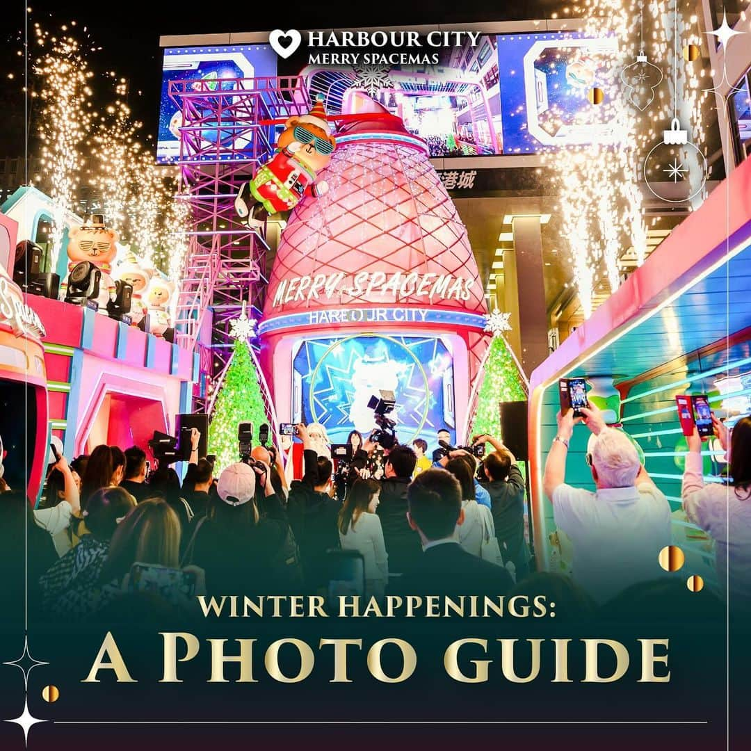 Discover Hong Kongさんのインスタグラム写真 - (Discover Hong KongInstagram)「[Winter Happenings: A Photo Guide📷] ​  Christmas is still a month away, but Hong Kong has already lit up with sparkling Christmas lights throughout the city! ✨​Here are four popular spots that you shouldn’t miss this winter:​  📍 Harbour City​ 📍 1881 Heritage​ 📍 Times Square​ 📍 Discovery Bay​  Can’t get enough of the holiday cheer? Our Christmas Town at the West Kowloon Cultural District is launching tomorrow🥳! Capture the magical moment when the giant Christmas tree lights up at sunset 🎄. And starting 9 December, a spectacular pyrotechnics light show will illuminate the sky above Victoria Harbour on weekends and public holidays🎆!  For more information, please visit👉: https://bit.ly/3G0fUVr   【冬日聖誕 必訪打卡指南📷】 ​  離聖誕節雖然仲有一個月，但全港已經星光熠熠，布滿璀璨聖誕燈飾！ ✨​即刻介紹4大打卡熱點，等你約埋朋友嚟感受濃厚冬日氣息：​  📍 海港城​ 📍 1881 Heritage​ 📍 時代廣場​ 📍 愉景灣 ​  提提你，位於西九文化區嘅聖誕小鎮聽日正式開幕喇🥳🎄！12月9號開始嘅週末夜晚同公眾假期，仲可以欣賞埋維港夜空嘅燦爛水上煙火添 🎆​  即刻禁呢度睇詳情👉：https://bit.ly/3FZ4a5D  #Winterfest2023 #HelloHongKong #DiscoverHongKong」11月23日 20時45分 - discoverhongkong