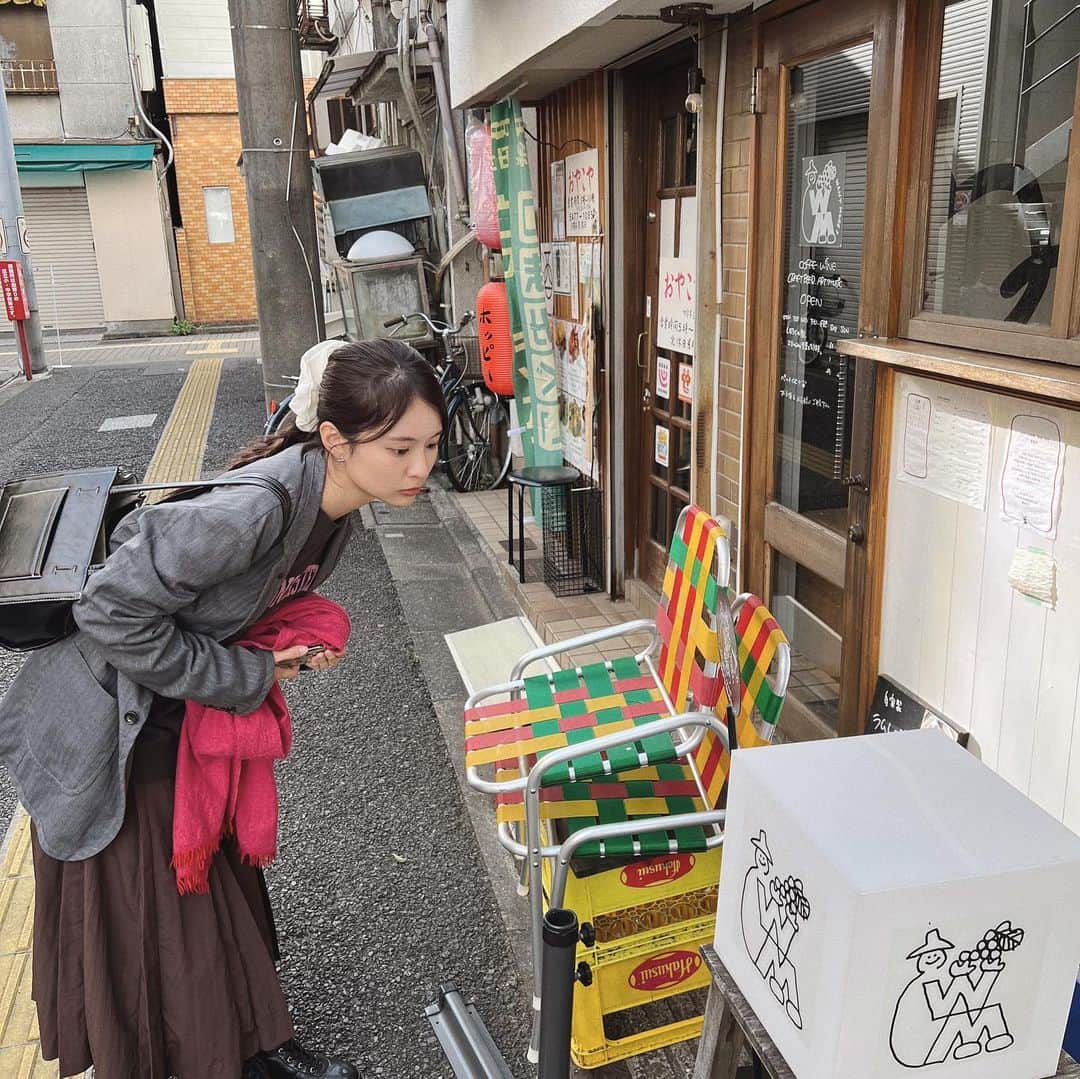名和風歌さんのインスタグラム写真 - (名和風歌Instagram)「1日お休みの日、遠出じゃなくて東京のなかであんまりお散歩したことない駅を満喫しよう〜　と思って、豪徳寺へ🐈 撮影で何回か行ったことあるだけだったから、お寺も初めてだったし、雑貨屋さんや古着屋さんもあって楽しい街だった○」11月23日 21時00分 - fuuka_nw