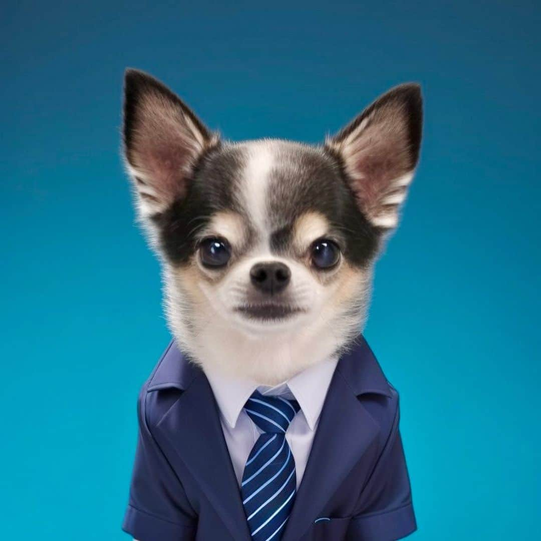 BeautyPlus Japanさんのインスタグラム写真 - (BeautyPlus JapanInstagram)「みんなでネクタイして証明写真撮ったでしゅ🐶👔 誰が一番カッコイイと思うでしゅか？🤔 たぶん僕が一番カッコイイからセンターゲットしちゃったでしゅ🐶❤️ by ATOM  今日はBeautyplus（ビューティプラス）の AIペットポートレート機能を使って変身してみたよ💗 写真を10～15枚選んで後はAIにおまかせ🙌 AIが可愛く変身させてくれるよ🐶🫶🏻  スーツを着て人間っぽくなったり🐶👔魔法使いになったり🐶🧙お誕生日の記念日だったり🐶🎂🎈コックさんになったり🐶🧑‍🍳 これならお洋服を着るのが苦手なワンちゃんネコちゃんも可愛い写真が撮れるよ🐶🐱❤️  #beautyplus #beautyplusapp #aipetportraits  #conan #naruto #alice #luffy #atom  #dog #dogstagram #dogsofinstagram #cutedogs #instadog #pawsomechihuahuas #doglover #chihuahua #ชิวาวา #치와와 #奇瓦瓦州 #狗 #吉娃娃 #犬 #チワワ #ちわわ」11月23日 21時00分 - beautyplus_jp