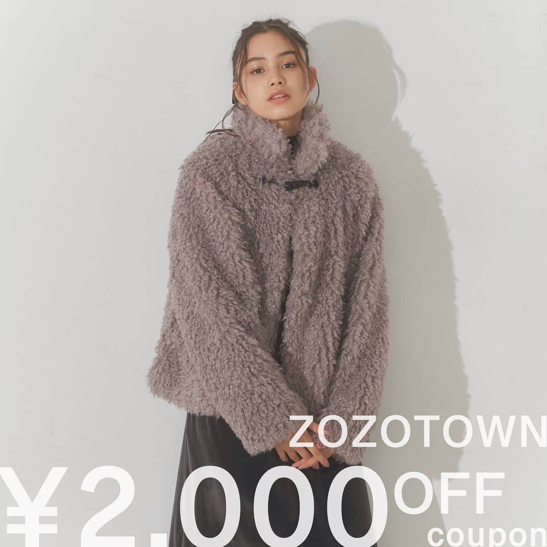merry jennyさんのインスタグラム写真 - (merry jennyInstagram)「【ZOZOTOWN ¥2,000OFF COUPON】 ㅤㅤㅤㅤㅤㅤㅤㅤㅤㅤㅤㅤㅤ  11/23(thu) 24時間限定 ¥2,000OFF クーポン発行中！ ㅤㅤㅤㅤㅤㅤㅤㅤㅤㅤㅤㅤㅤ 新作・予約itemもおトクに…♡ ㅤㅤㅤㅤㅤㅤㅤㅤㅤㅤㅤㅤㅤ ストーリーから⇨ @merryjenny_instagram  ぜひcheckして下さいね♡  〇 poodle collar fakefur coat col : ivory / lavender / brown ¥ 16,500 → ¥ 14,500 (tax in)ㅤㅤㅤㅤㅤㅤㅤㅤㅤㅤㅤㅤ ※web先行販売    #merryjenny#メリージェニー #2023aw #autumn #dreamwell #ZOZOTOWN #salesalesale」11月23日 21時22分 - merryjenny_instagram