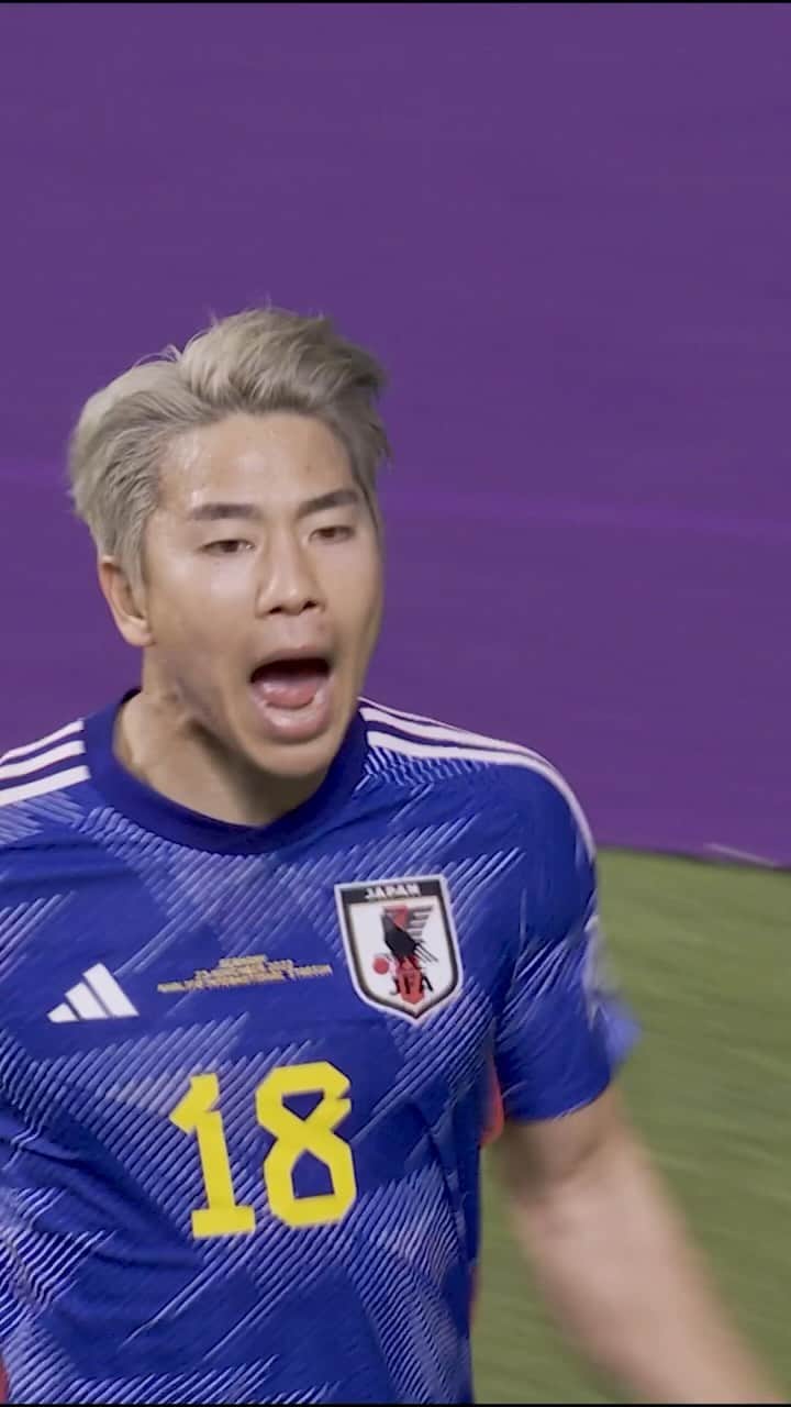 のインスタグラム：「Asano = Samurai Blue’s Hero! 🤩🇯🇵  #OTD | #Qatar2022」