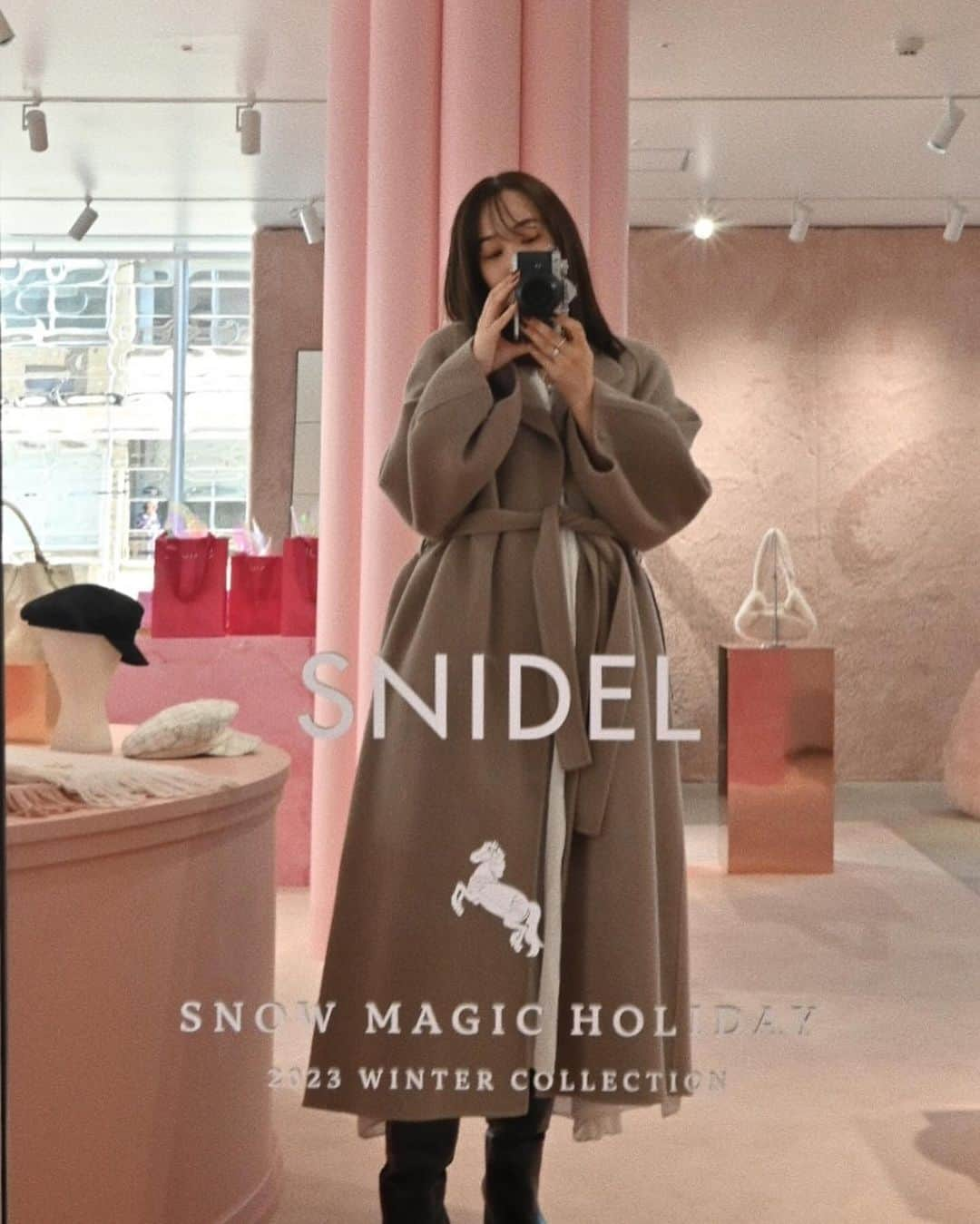 大坪はるらさんのインスタグラム写真 - (大坪はるらInstagram)「@snidel_official   snow magic collection‪‪ 本当に少しですが、お手伝い出来て嬉しかったです‪‪❤︎‬」11月23日 22時45分 - harurappy_1211