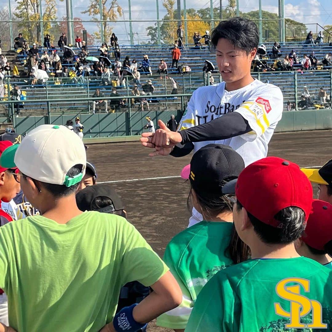 福岡ソフトバンクホークスさんのインスタグラム写真 (福岡ソフトバンクホークスInstagram)「ベースボールキッズ2023 熊本会場