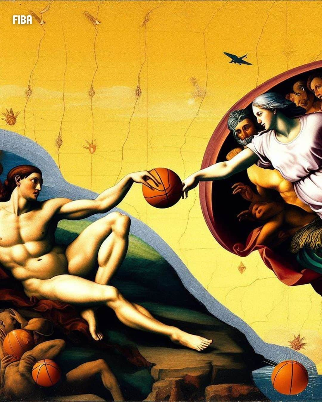 FIBAさんのインスタグラム写真 - (FIBAInstagram)「The most famous paintings of history in basketball theme 🏀 🎨」11月23日 23時10分 - fiba