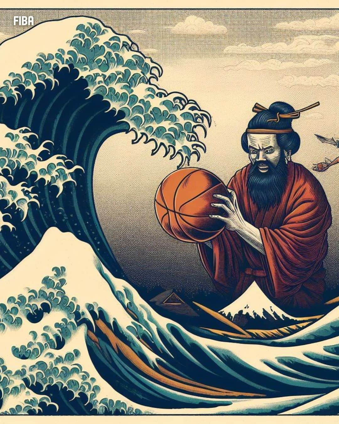 FIBAさんのインスタグラム写真 - (FIBAInstagram)「The most famous paintings of history in basketball theme 🏀 🎨」11月23日 23時10分 - fiba