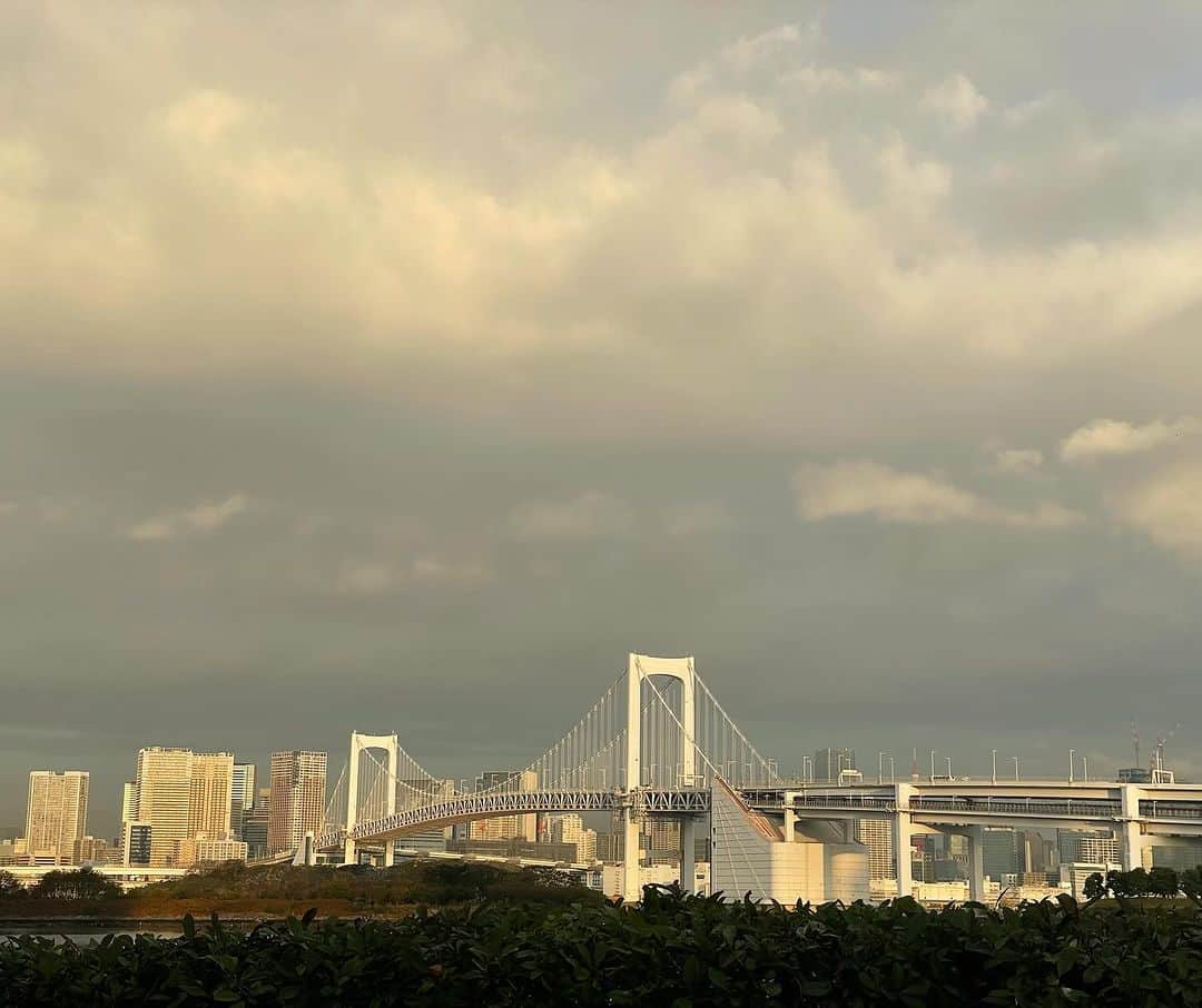 寺川綾さんのインスタグラム写真 - (寺川綾Instagram)「レインボーライド🌈🚲 本日はとても貴重な経験をさせて頂きました🚲 レインボーブリッジを自転車で往復🥰 封鎖されたレインボーブリッジ、朝日に照らされながら 心地良い風を感じ、パワーに満ち溢れた東京の街を 眺めながらと何とも贅沢な時間でした🚲✨✨ 参加させて頂きありがとうございました♪ #グランドサイクル東京 #グランドサイクル東京レインボーライド #レインボーブリッジ #往復🚲旅 #絶景 #贅沢な時間 #貴重な経験 #ちなみに私は #電動自転車😆 #ありがとうございました🙏」11月23日 23時09分 - terakawaaya_official