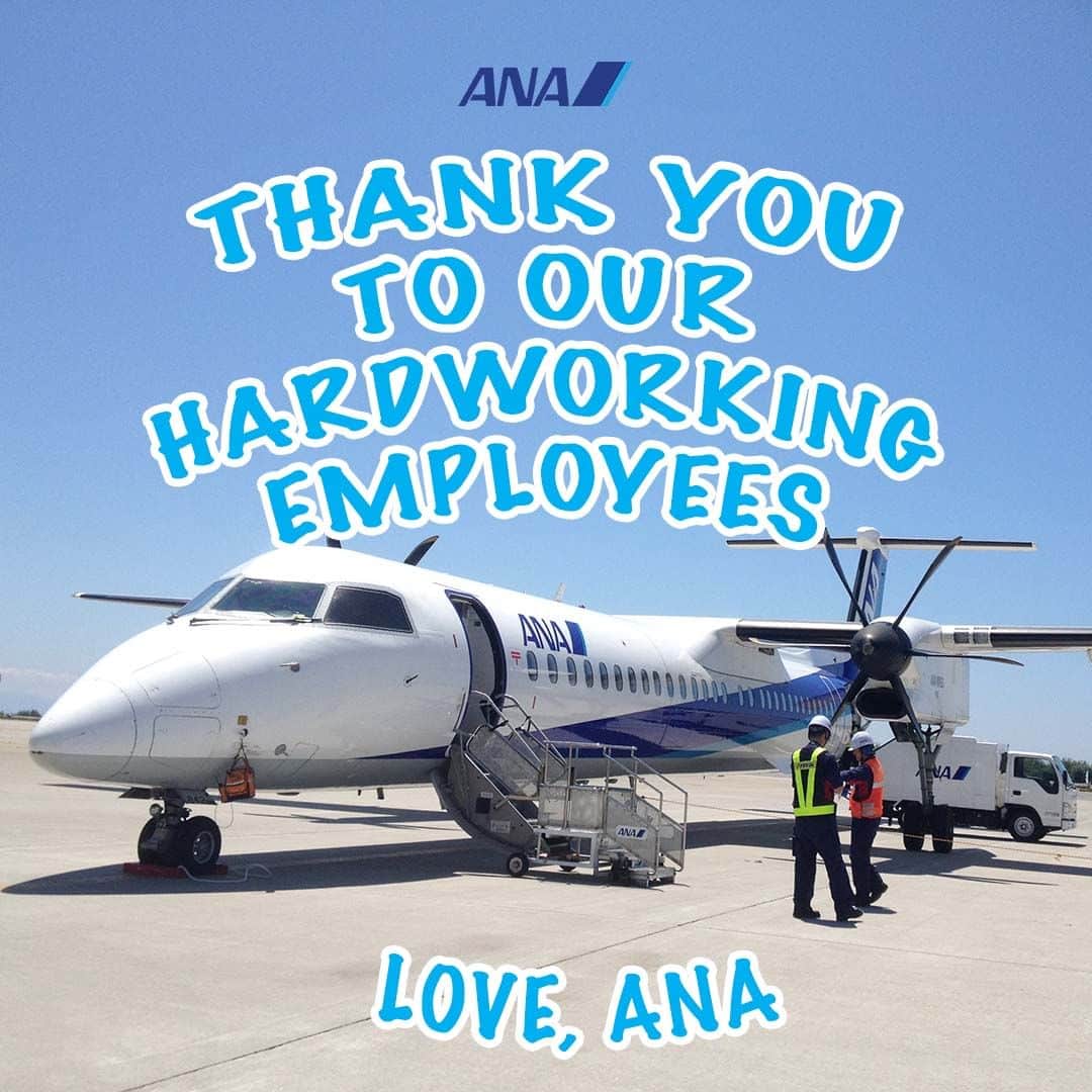 All Nippon Airwaysのインスタグラム：「We want to say thank you to our crew. From the moment everyone steps on board to landing, ANA employees, crew and ground staff make our travels a memorable experience.💙✈️ #Gratitude」