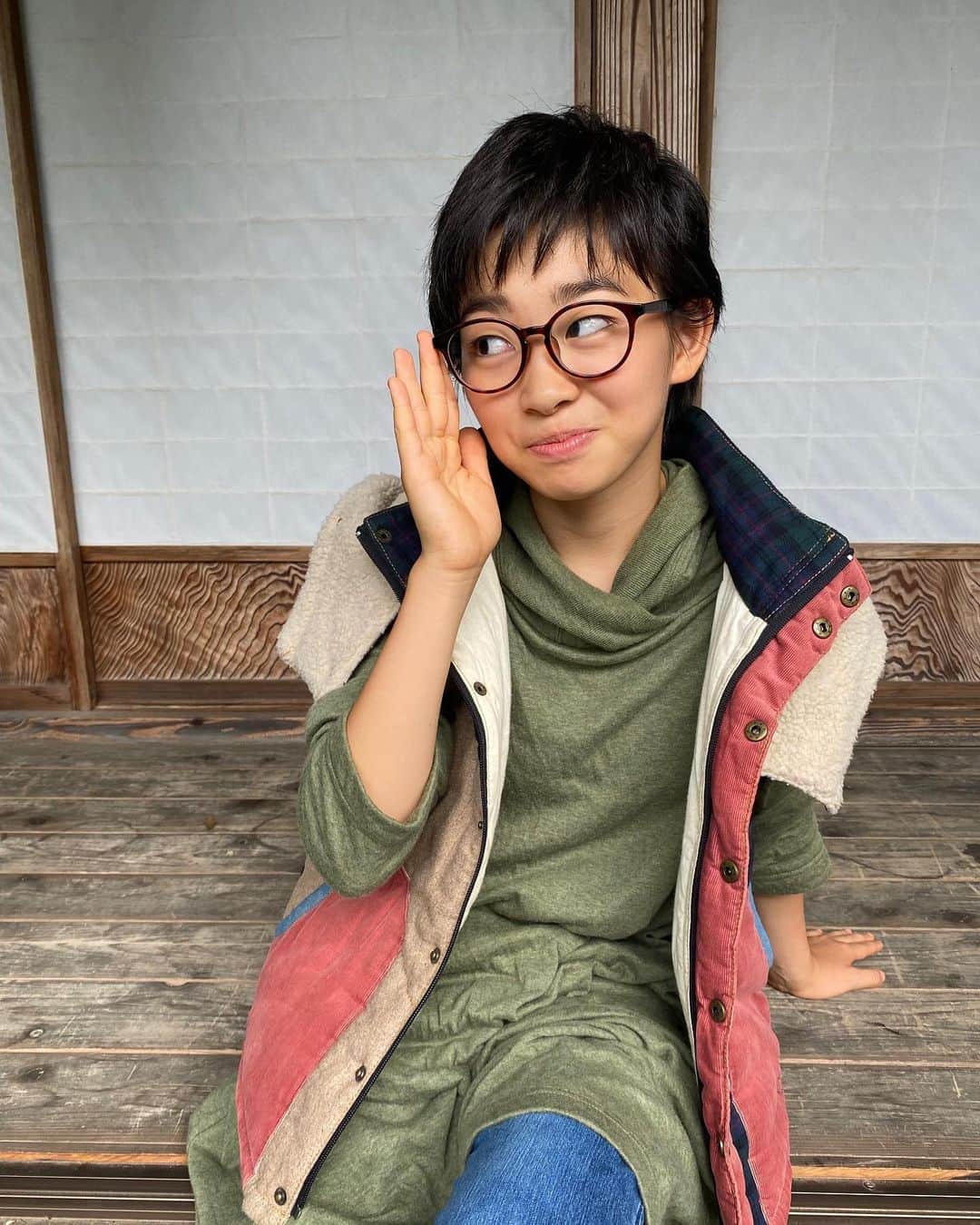 村山輝星のインスタグラム：「👺🎴  BS-TBS「天狗の台所」8話 ご視聴ありがとうございました！！！  きらり演じる比良山珠緒ちゃん👓 いかがでしたか？？？？？  見逃し配信は、TVerにて 明日2023年11月24日(金)正午より配信スタートです！！！  #村山輝星 #劇団東俳 #Tプロジェクト #天狗の台所   ､､､美味しそうでしたね🤤」