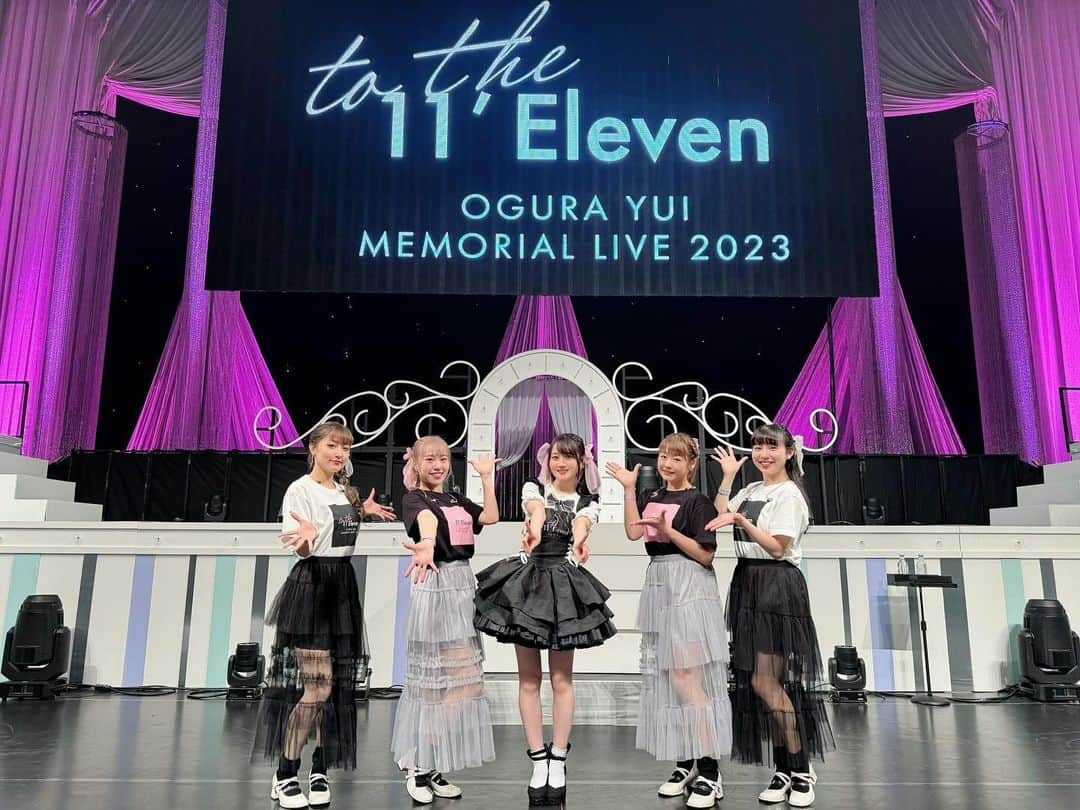 小倉唯のインスタグラム：「🫧小倉唯 Memorial LIVE 2023🫧 　　　〜 To the 11'Eleven 〜  　thank you╰(*´︶`*)╯  　本当にありがとう〜🥹 たのしかった〜♡  #Tothe11 #小倉唯 #パシフィコ横浜」