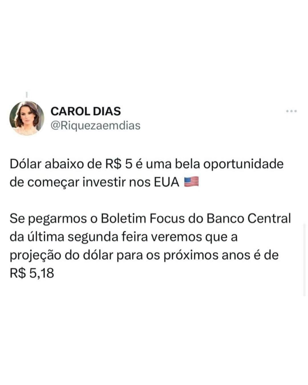 Carol Diasさんのインスタグラム写真 - (Carol DiasInstagram)「DÓLAR 💵 MAIS BARATO HOJE!  . Você pode ganhar até R$ 150 em descontos na compra de dólar. Mas a promoção está acabando! ✅  Campanha por tempo limitado ou até zerarem os cupons! ❌ . 🚨 COMENTE AGORA AQUI : EU QUERO | vou te mandar o link da promoção   Use o CUPOM: IRMAOSFRIDAY23 | ao fazer sua 1. Operação de câmbio em até 15 dias você ganha até R$ 0,15 por dólar de CASHBACK além de vários outros benefícios!」11月23日 23時55分 - caroldias