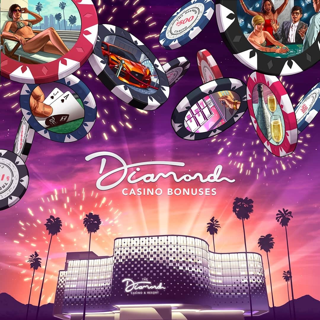 ロックスター・ゲームズのインスタグラム：「Cash in on Bonuses in Casino Story Missions and The Diamond Casino Heist this week in GTA Online.   Plus, sugar highs are peaking as the Sprunk & eCola Challenge enters its final week, Black Friday discounts, and more.」