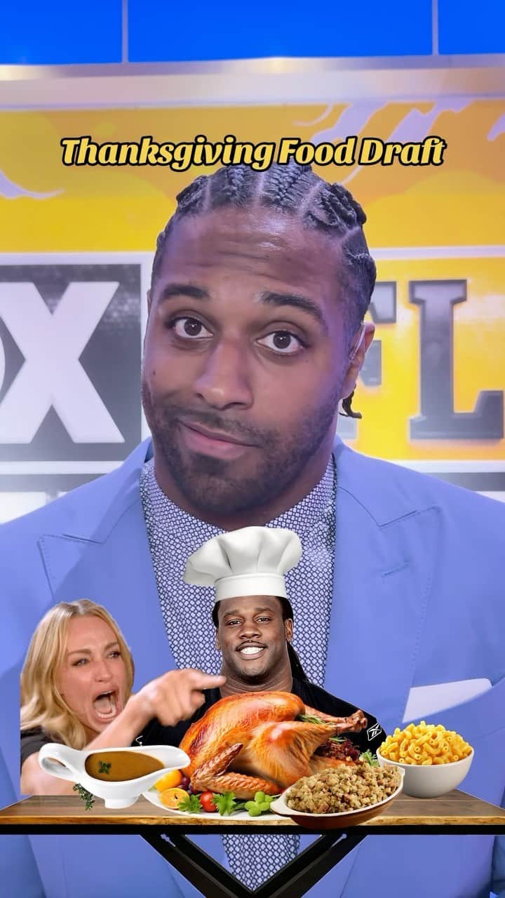 マイケル・ヴィックのインスタグラム：「🚨Important Fantasy Draft🚨 Which Thanksgiving food are you picking? 🦃」