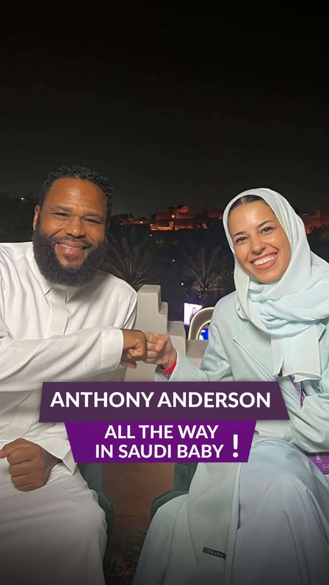 アンソニー・アンダーソンのインスタグラム：「@anthonyanderson from Black-ish to Arab-ish @miskglobal」