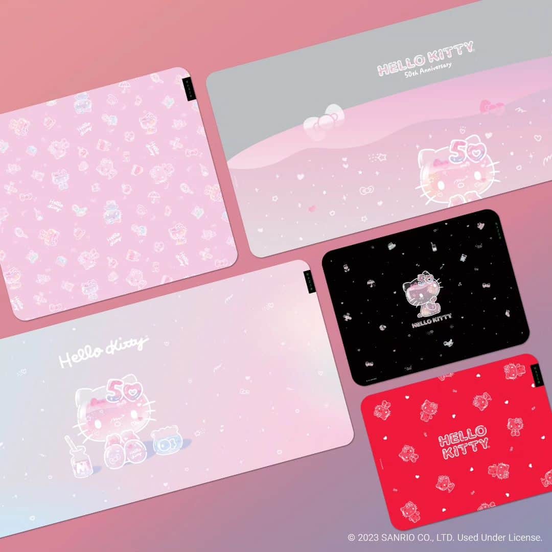 Hello Kittyさんのインスタグラム写真 - (Hello KittyInstagram)「Celebrate @HelloKitty’s 50th Anniversary and embrace a new age of friendship with our newest #HelloKitty50th designs on Razer Customs 💖. With her iconic bow and endearing charm, kindness has never looked this cute: Link in bio.」11月24日 1時00分 - hellokitty