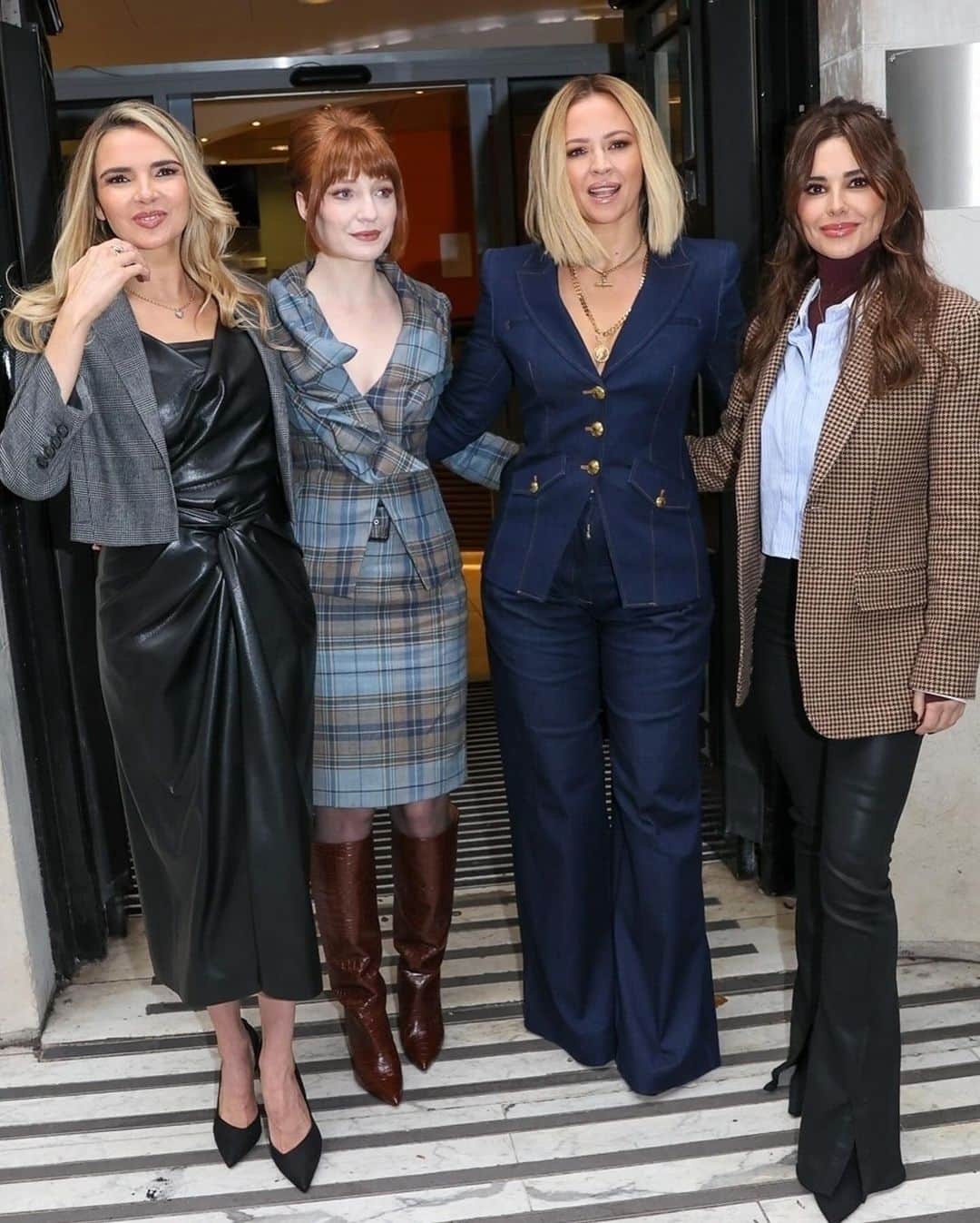 Just Jaredさんのインスタグラム写真 - (Just JaredInstagram)「The women of Girls Aloud - Nadine Coyle, Nicola Roberts, Kimberley Walsh, and Cheryl - stepped out together on Thursday after announcing their reunion tour the day before. More photos on JustJared.com! #GirlsAloud Photos: Backgrid」11月24日 1時01分 - justjared