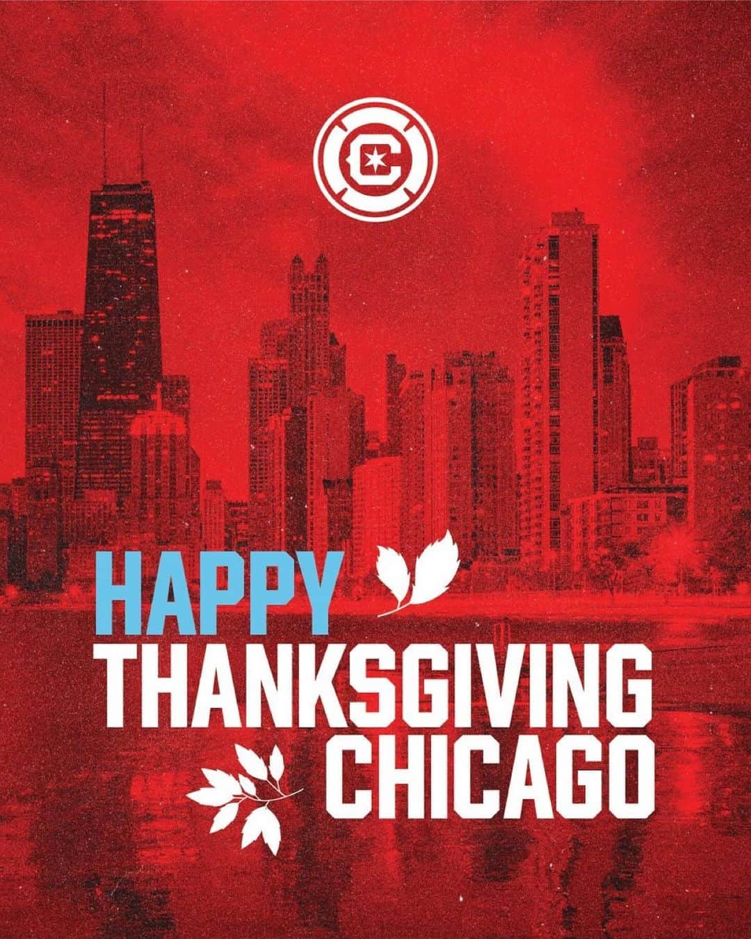 シカゴ・ファイアーのインスタグラム：「Wishing everyone a joyful & gratitude-filled day. 🍂  Happy Thanksgiving from Chicago Fire FC.」