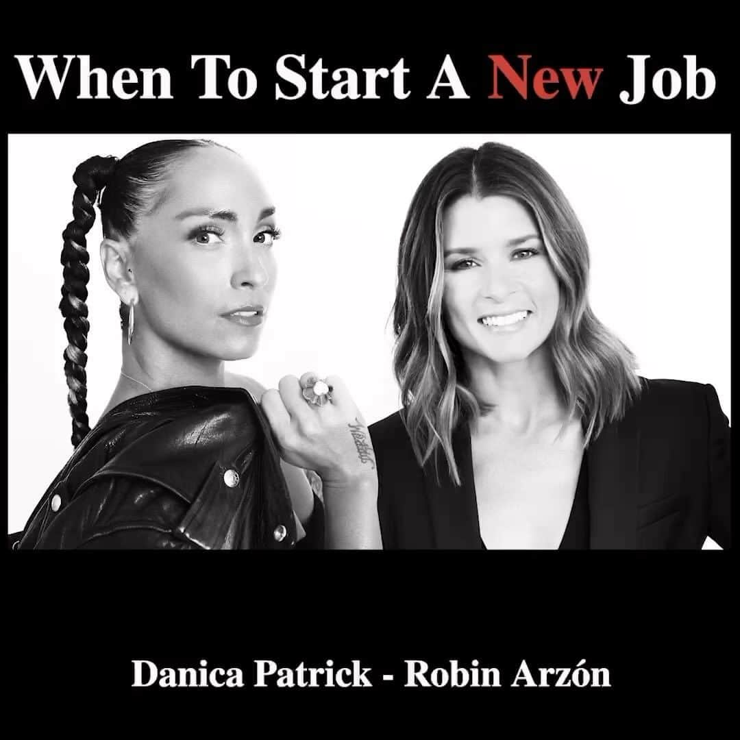 ダニカ・パトリックのインスタグラム：「Check out this fast and fun interview with @robinnyc! Find out how she manifested her husband in 72 hours and turned her life into one passion project after another…. following her previous job as a lawyer! 🤯🙌🏼 • She has a new Book - Welcome, Hustler: An Empowerment Journal. A Baby Fitness Program - Bebé Fuerte and book - Strong Baby. She also has a Motivation Membership Club - Swagger Society.」