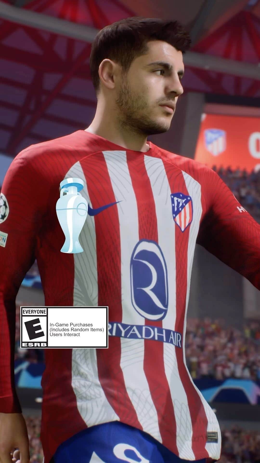 アトレティコ・マドリードのインスタグラム：「🎮 ¡Entra en el club con Morata! Juega ahora a #FC24 y consigue un jugador de la UEFA @euro2024 en diciembre.」
