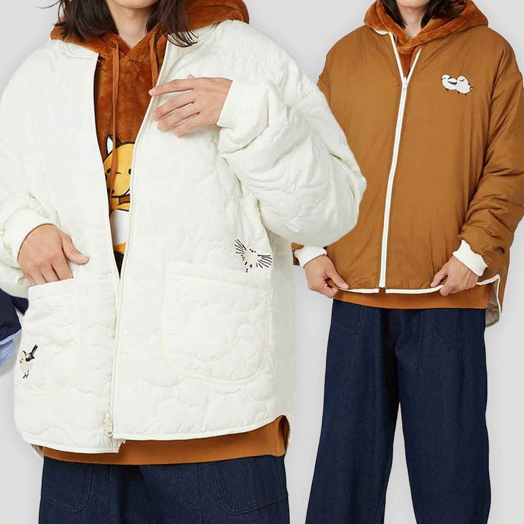 グラニフ graniphさんのインスタグラム写真 - (グラニフ graniphInstagram)「気になる商品は画像をタップ✔️  中綿入りの、軽くて暖かいリバーシブルブルゾン。 オリジナル柄のキルティングが入っています。 リバーシブルデザインでその日の気分でアレンジでき、いろいろなコーディネートが楽しめます。  ・[刺繍加工] ---------------------------------------- ■生地の厚み：ふつう ■伸縮性：なし ■透け感：なし ■光沢感：なし ■洗濯：手洗い可 ---------------------------------------- ▶︎ グラニフ [Graphic Life Store] @graniph_official  #グラニフ#graniph#シマエナガ#イカク#ローリングパンダズ#リバースブルブルゾン#キルティングアウター」11月9日 18時03分 - graniph_official