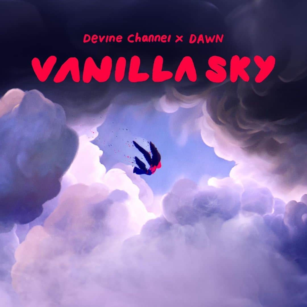 イドンのインスタグラム：「Devine Channel, DAWN - Vanilla Sky is OUT NOW」