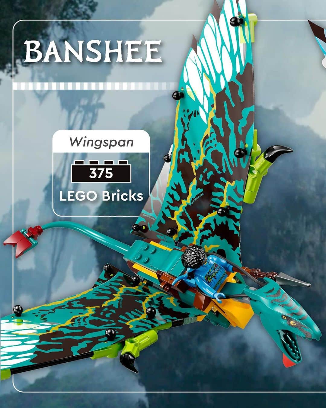 LEGOさんのインスタグラム写真 - (LEGOInstagram)「Be honest, do you secretly think you could tame a Mountain Banshee?    #LEGO #LEGOAvatar #Avatar #Banshee」11月9日 21時00分 - lego