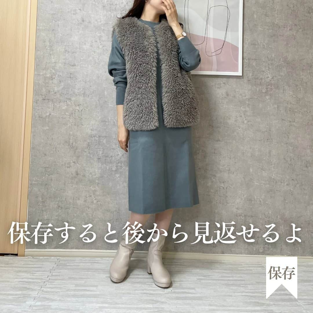 ときみつたかこさんのインスタグラム写真 - (ときみつたかこInstagram)「着心地抜群なUNIQLOのニットワンピ👗  🏷️ #スフレヤーンワンピース green S size  カジュアルにもキレイめにも着られるニットワンピ。 なめらかで肌触りのいいニットなので着心地◎  くすみグリーンも大人っぽくて🫶  ーーーーーーーーーー Takako : 159cm / #骨格ウェーブ / #ブルベ夏 他の投稿を見る→【@takako_tokimitsu】 ーーーーーーーーーー  #ユニクロのニット　#uniqlo2023FW #uniqlo  #uniqlo購入品 #ユニクロ　#ユニクロ購入品 #ニットワンピース」11月9日 18時55分 - takako_tokimitsu