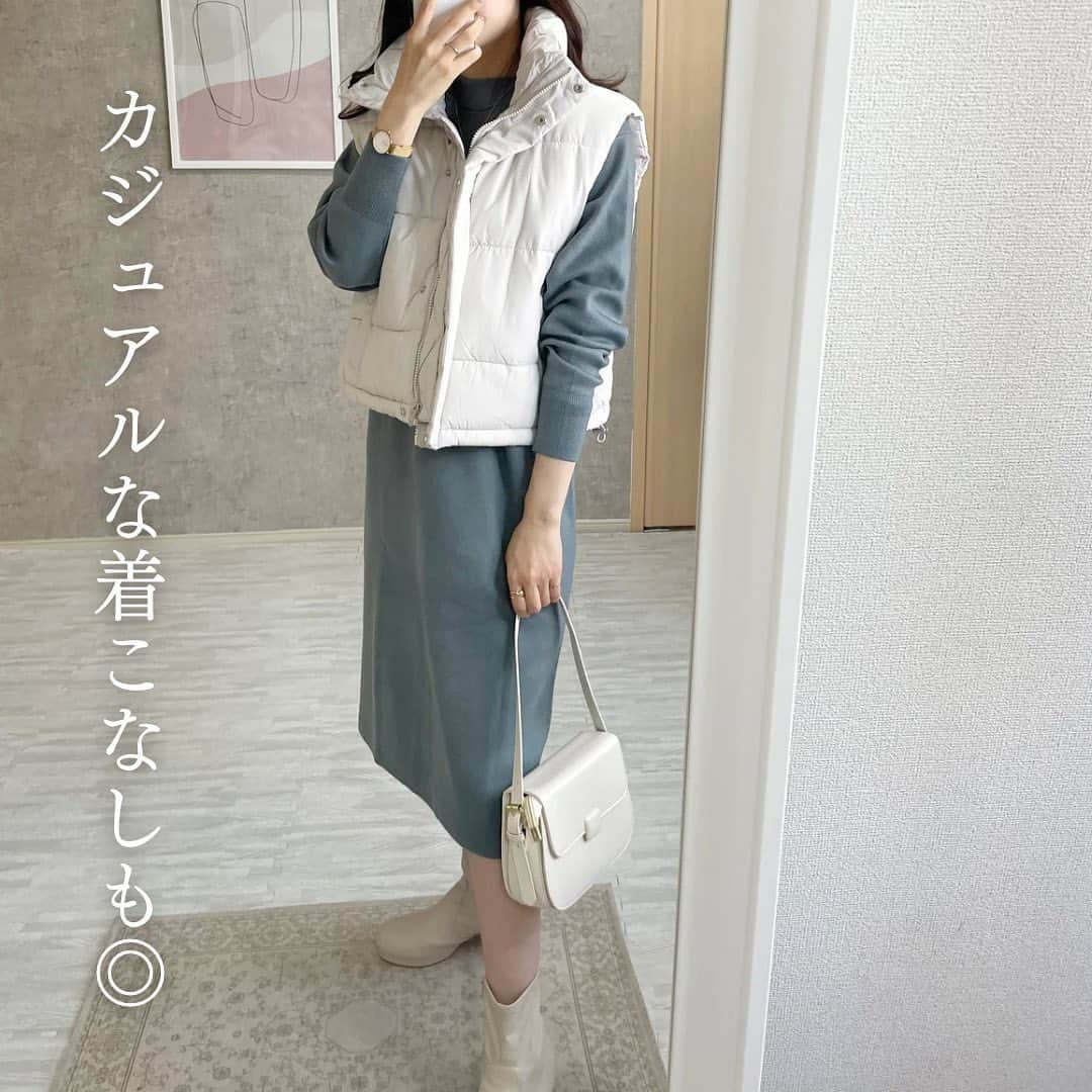 ときみつたかこさんのインスタグラム写真 - (ときみつたかこInstagram)「着心地抜群なUNIQLOのニットワンピ👗  🏷️ #スフレヤーンワンピース green S size  カジュアルにもキレイめにも着られるニットワンピ。 なめらかで肌触りのいいニットなので着心地◎  くすみグリーンも大人っぽくて🫶  ーーーーーーーーーー Takako : 159cm / #骨格ウェーブ / #ブルベ夏 他の投稿を見る→【@takako_tokimitsu】 ーーーーーーーーーー  #ユニクロのニット　#uniqlo2023FW #uniqlo  #uniqlo購入品 #ユニクロ　#ユニクロ購入品 #ニットワンピース」11月9日 18時55分 - takako_tokimitsu