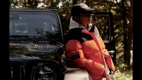 スープラのインスタグラム：「It's the season for outdoor activities. Experience a warm outdoor lifestyle even when it's cold at the campsite. Discover the collection of light down jackets with relaxed silhouettes via the link in bio.」