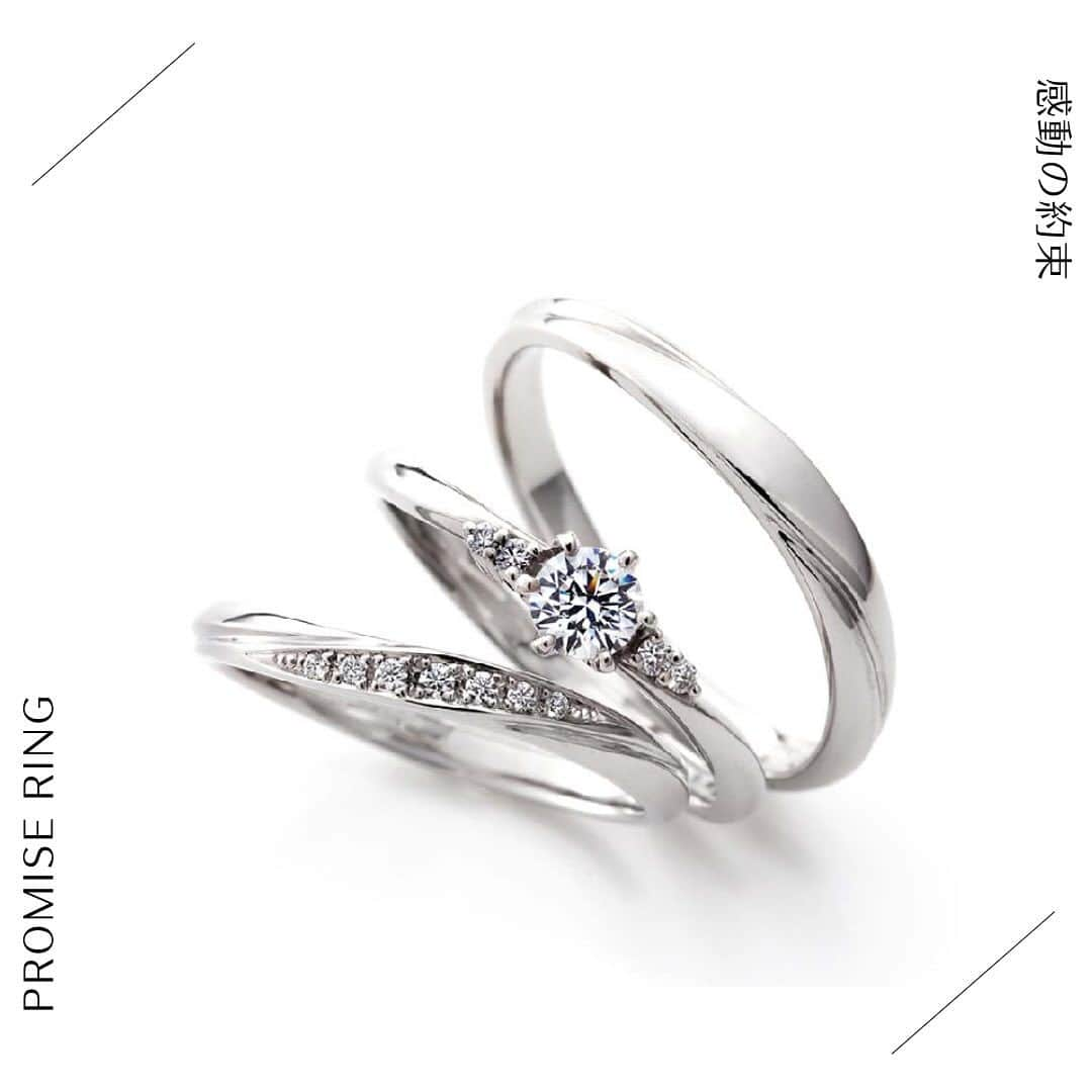 Muqbel ムクベルのインスタグラム：「. 【 Promise Ring 】  リング名🫧Emotion -感動の約束-  結婚指輪がペアで10万から揃う、ブライダルブランド。 「プロミスリング」  愛の証として薬指にリングを贈り約束を結ぶ。 どれだけ歴史を重ねても変わらない薬指の約束。  ご予算のご相談はお気軽に♡  ━━━━━━━━━━━━━━━━━━━━━━ ☪︎*｡꙳  open ☾ 11:00〜20:00 close ☾水曜日 tell ☾ 098-982-7018   沖縄県中頭郡北谷町美浜51-3  𝒃𝒓𝒊𝒅𝒂𝒍𝒔𝒉𝒐𝒑   𝑀𝑈𝑄𝐵𝐸𝐿  #muqbel #ムクベル #プロポーズダイヤモンド #結婚指輪 #婚約指輪 #okimawa #沖縄 #北谷 #プロポーズ #ミンサー柄 #琉球杢目 #アメリカンビレッジ #2023冬婚 #2024春婚 #2024夏婚#2024秋婚#2024冬婚 #全国のプレ花嫁さんと繋がりたい #日本中のプレ花嫁さんと繋がりたい #結婚式準備#結婚準備 #プレ花嫁 #プレ花嫁準備 #卒花嫁 #結婚準備 #前撮り #婚約指輪探し #結婚指輪探し #プロポーズ大作戦  #プロミスリング #PROMISERING」