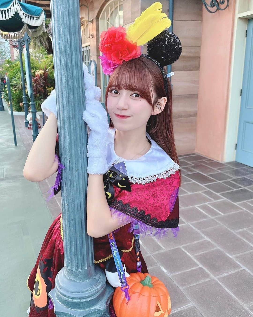 広山楓さんのインスタグラム写真 - (広山楓Instagram)「SPOOKY BOO🎃👻  #ハロウィン #Dハロ #ディズニー #disney #迪士尼 #コスプレ #アイドル #idol #偶像」11月9日 12時18分 - maple.1018