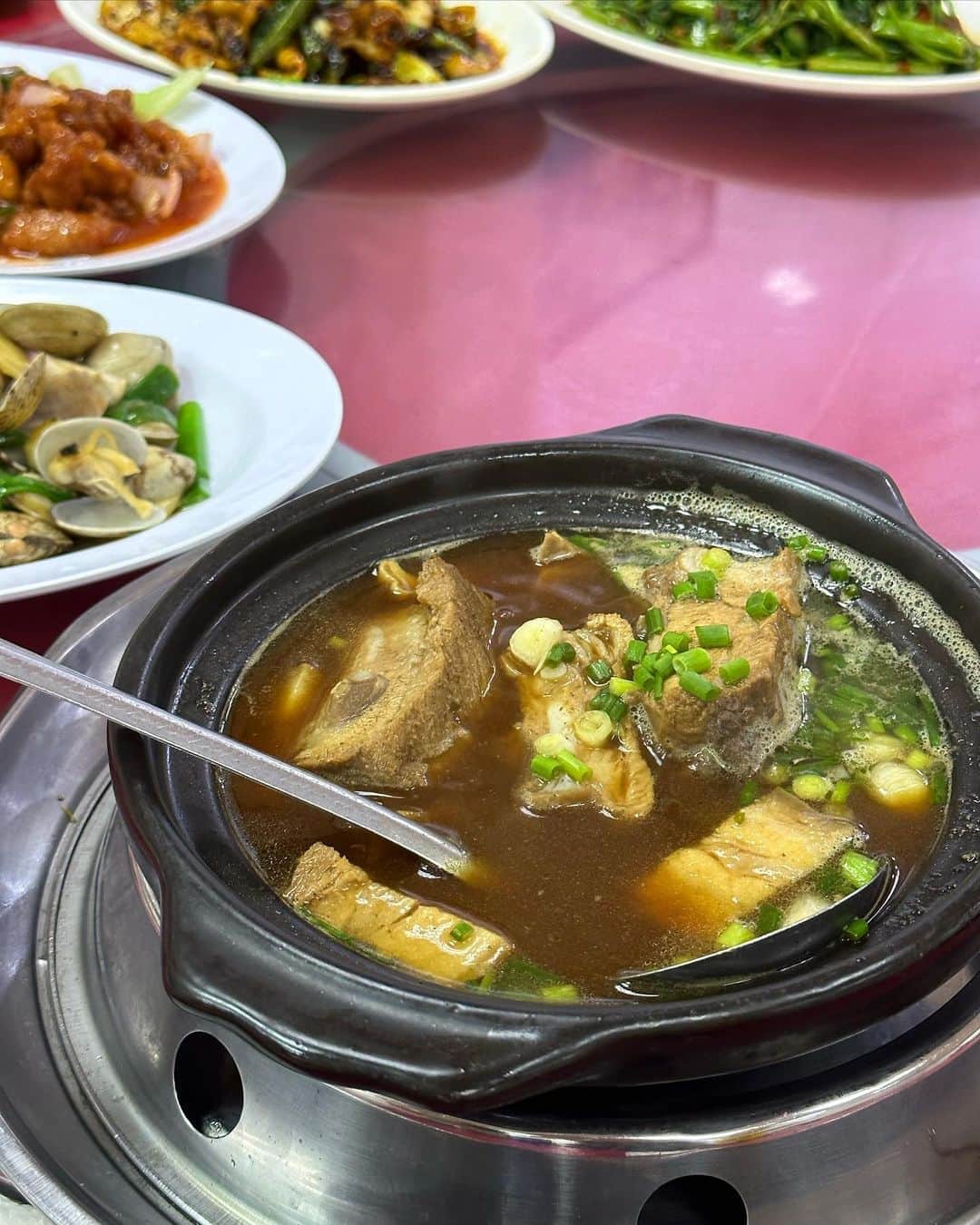 福吉真璃奈さんのインスタグラム写真 - (福吉真璃奈Instagram)「マレーシアのスープ料理"肉骨茶" 「バクテー」食べれて満足‼︎🐽」11月9日 12時21分 - new_fukumari