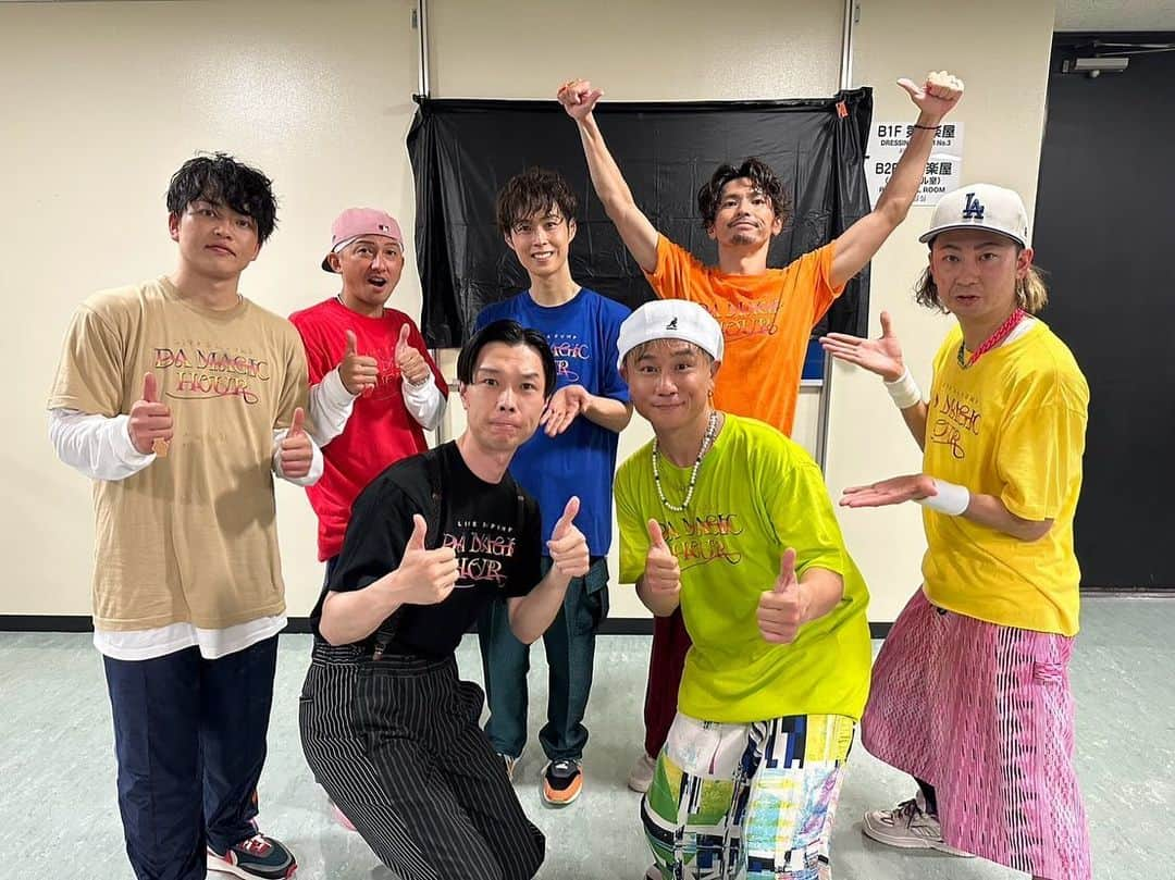 ISSA さんのインスタグラム写真 - (ISSA Instagram)「「LIVE DA PUMP DA MAGIC HOUR」2023の想い出写真その１✨  #livedapumpdamagichour  #dapump  #dpc  #2023の想い出写真  #木村拓哉 さん #ガチャムク さん #岩井勇気 さん #感謝」11月9日 12時32分 - issa_hentona