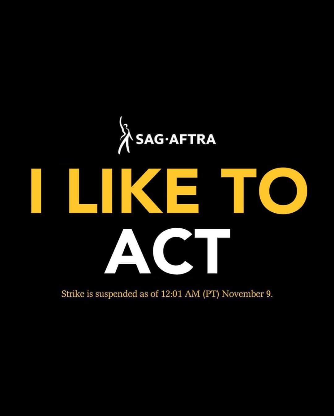 ウィル・サッソさんのインスタグラム写真 - (ウィル・サッソInstagram)「Thanks SAG-AFTRA negotiating committee and members.」11月9日 12時43分 - willsasso