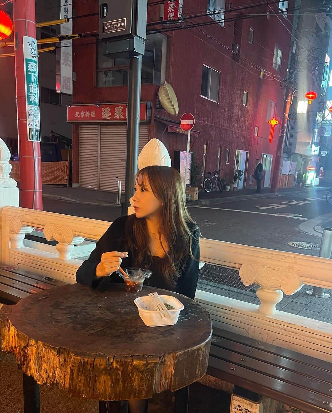 前田イブさんのインスタグラム写真 - (前田イブInstagram)「横浜大満喫🫶🏻🇨🇳 あざとく生きるとしわあせになる(？」11月9日 13時16分 - _eve1209