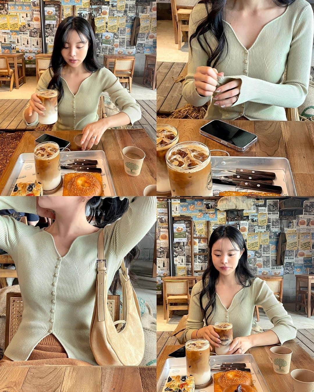 MeJiwooさんのインスタグラム写真 - (MeJiwooInstagram)「성수의 목장에 다녀왔어요🐄🧀🥛🤎 도심 속 귀여운 목장, #치즈인더스트리  오픈한지 얼마 안된 카페인듯싶은데 맛있는게 얼마나 많던지 ㄷ ㄷ  컨셉 진심인ㅋㅋ분위기 완전 대박이에요👏🏻  우리 쥬라기들두 가봐요💚」11月9日 13時46分 - mejiwoo103