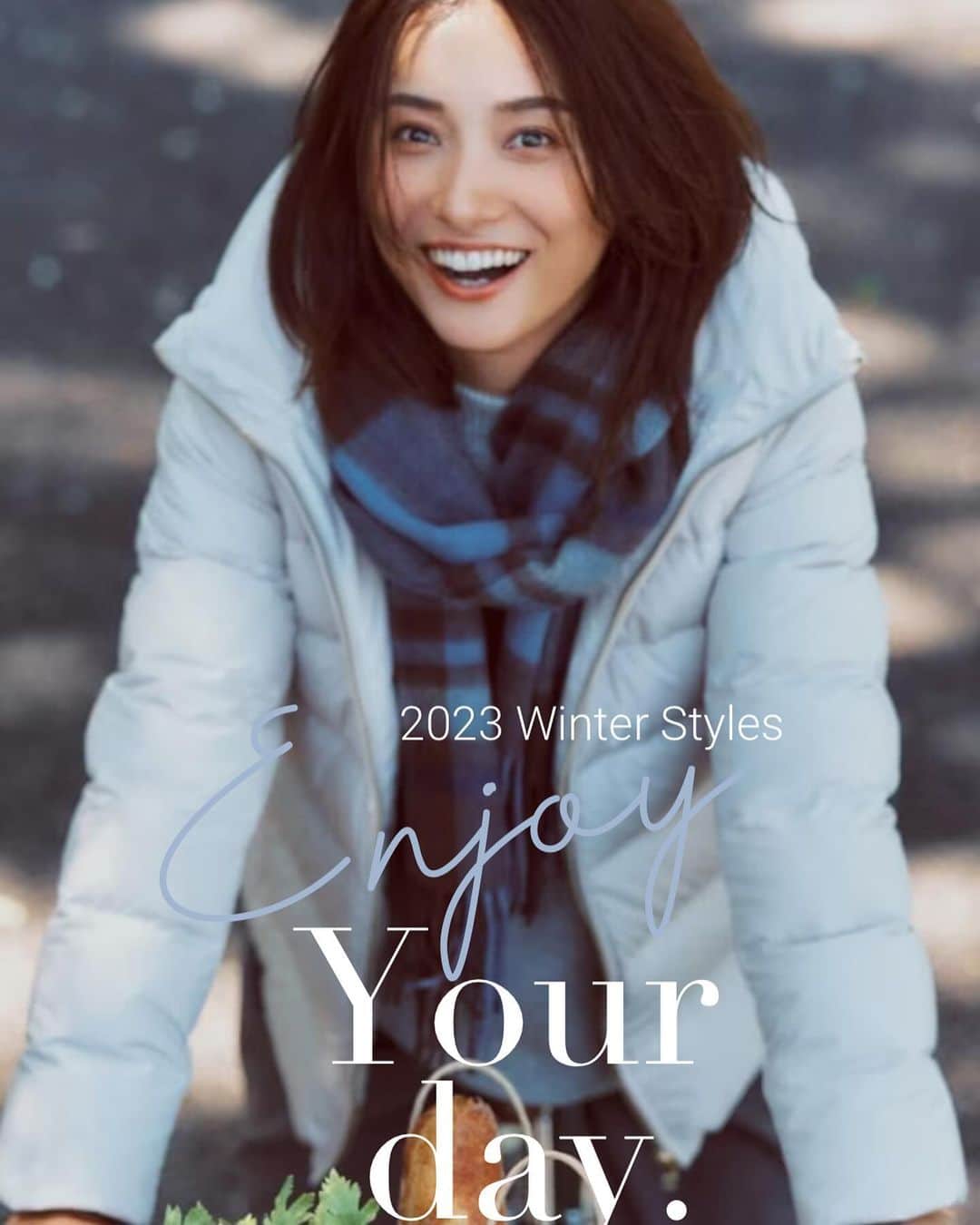 小濱なつきのインスタグラム：「anyFAM @anyfam_official ❄️ Winter Styles vol.2」
