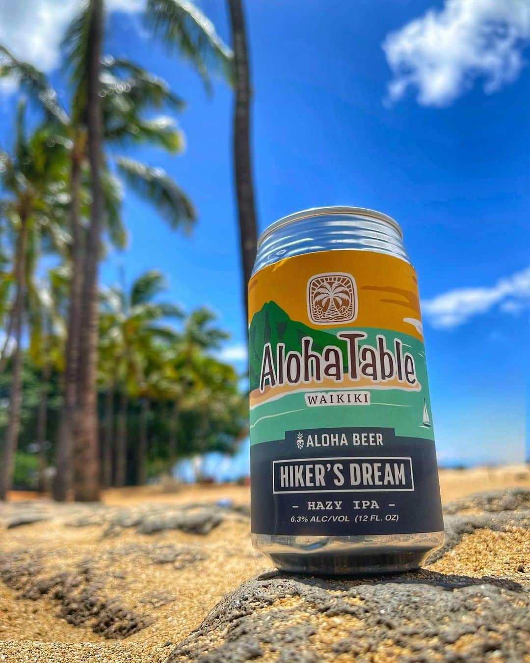 alohatable_waikikiのインスタグラム：「Beautiful day to enjoy @alohabeerco 🍻   #zetton #beer #alohabeerco #hawaii #waikiki #dinner #cheers」