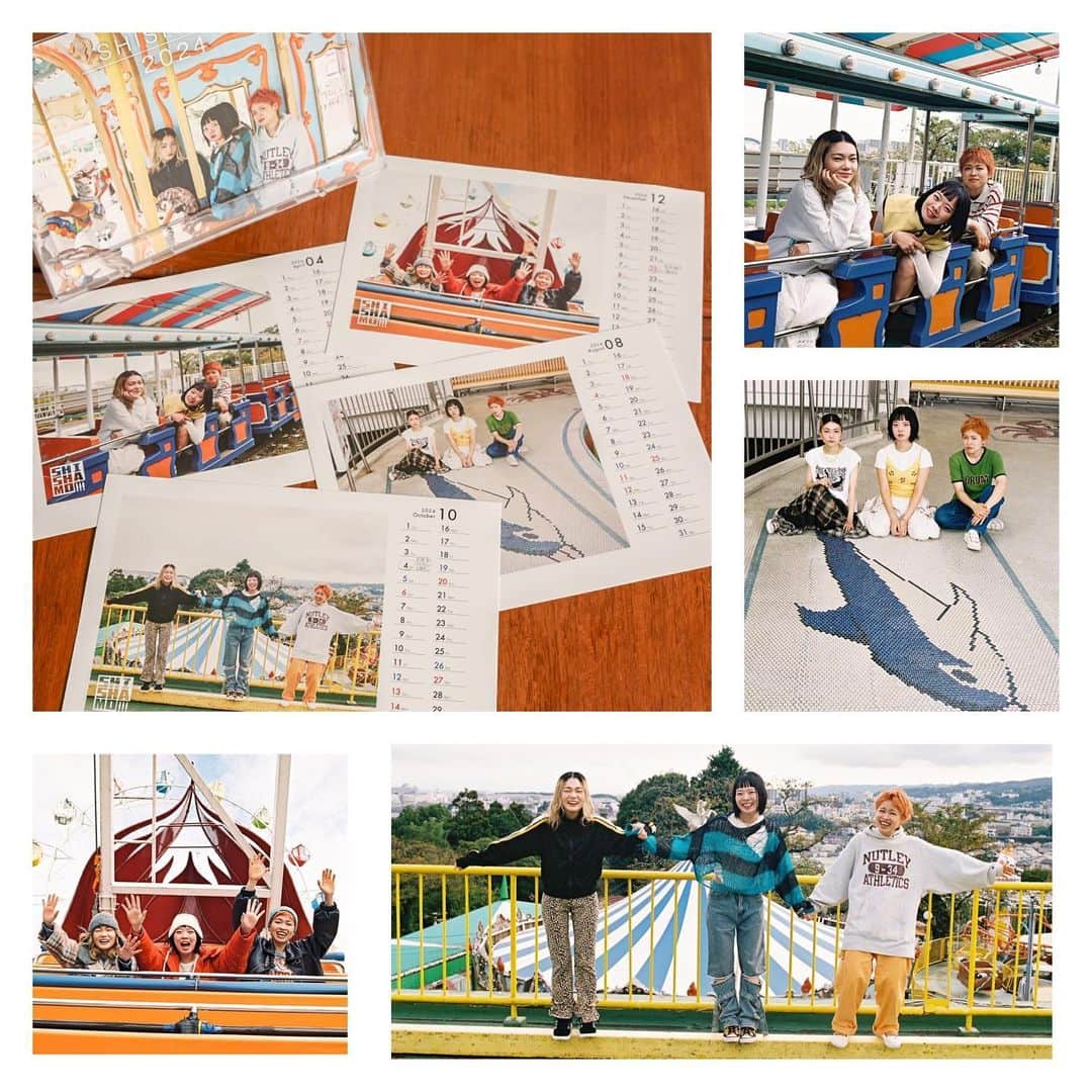 SHISHAMOのインスタグラム：「🗓SHISHAMO CALENDAR 2024🗓  今年も登場💡!!! 写真家 川島小鳥氏 全編撮り下ろしの 2024年ver. 卓上カレンダー📆 2024年もぜひSHISHAMOと一緒に過ごしてください🗣️  🗓SHISHAMO CALENDAR 2024🗓 ¥2,200」