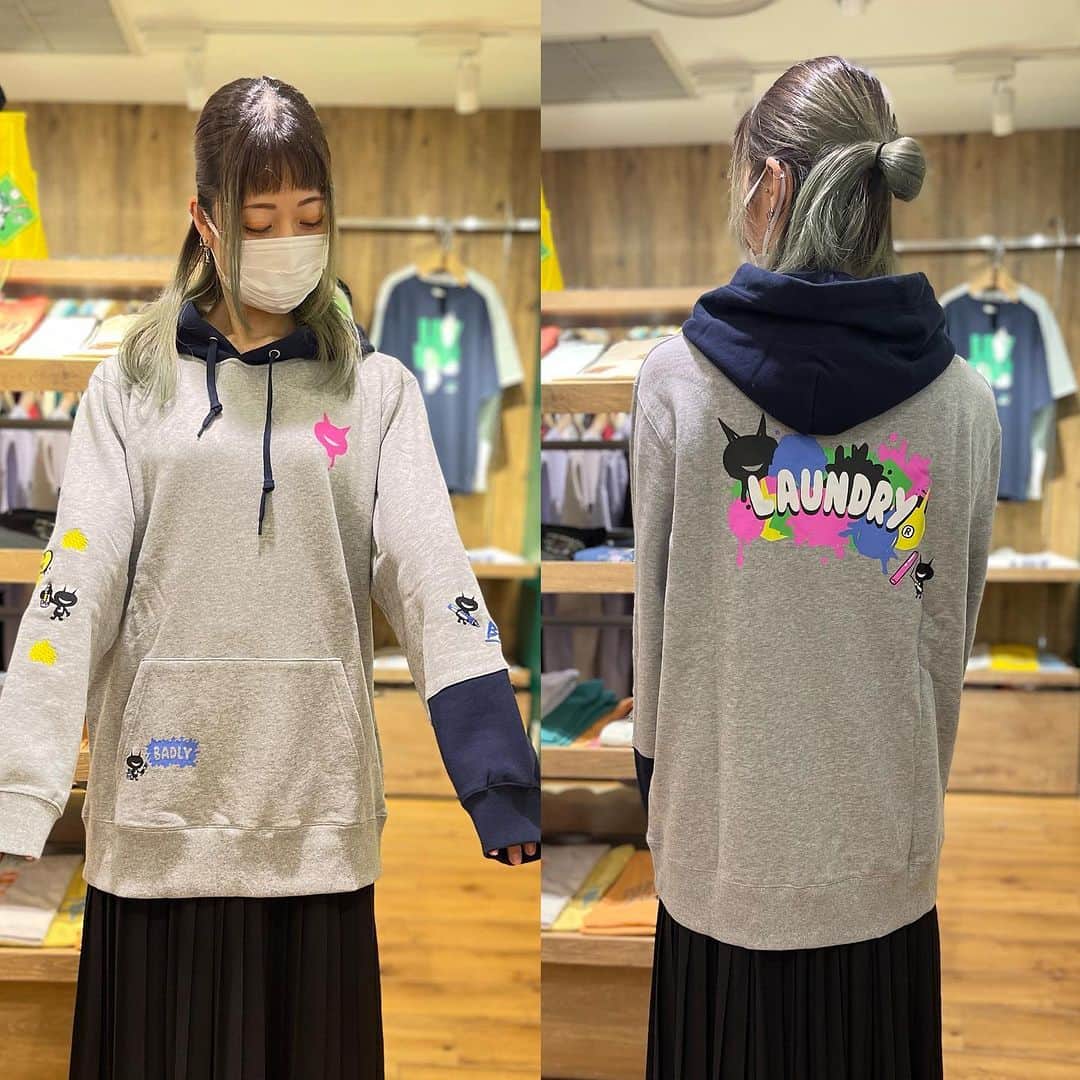 Laundry ランドリーさんのインスタグラム写真 - (Laundry ランドリーInstagram)「LAUNDRYのお店アカウントに掲載中の今の時期にぴったりなアイテムやコーディネートをご紹介します☆ 気になったコーディネートがあれば是非保存またはお店のアカウントもフォローしてくださいね🤩  1枚目：なんばウォーク店 （ @laundry_nambawalk ） 333-7202125th LAUNDRY ENSEMBLE クルースウェット 8,690円（税込） ユニセックスS/M/L カーキ/パープル/ベージュ  2枚目：名古屋セントラルパーク店 （ @laundry_town ） 333-72003BADLY PAINT プルオーバーパーカー 9,350円（税込） ユニセックスS/M/L スミクロ/杢グレー/ターコイズ  3枚目：セレオ国分寺店 （ @laundry_kokubunji ） 333-21008 LDY SERVICE STATION カットスタジャン 15,180円（税込） ユニセックスS/M/L マルチカラー/ブラック/グリーン  4枚目：ジョイナス店 （ @laundry.joinus ） 333-21004 LAUNDRY百鬼夜行 リバーシブルスカジャン 23,100円（税込） ユニセックスS/M/L レッド/グリーン  ＿＿＿＿＿＿＿＿＿＿＿＿＿  詳しいお知らせはプロフィールから ブランドサイトをチェック🧐 ⇒ @laundry_official  最近GETしたアイテムや過去のアイテム・ノベルティなど #laundry038 を付けて投稿すると、 LAUNDRYブランドサイトや、オンラインストアにも掲載されます👍❣  また、LAUNDRY公式インスタグラムでもご紹介させていただきますので 是非皆さまご投稿宜しくお願いします✨  #laundry #ランドリー #Tシャツ #スウェット #パーカー  #スカジャン #リバーシブル #刺繍スカジャン  #秋ファッション #冬ファッション #ユニセックス #unisex #Tシャツコーデ #Tシャツコーディネート #秋 #コーディネート #ファッション #キャラクターデザイン #COORDINATE #fashion」11月9日 17時00分 - laundry_official