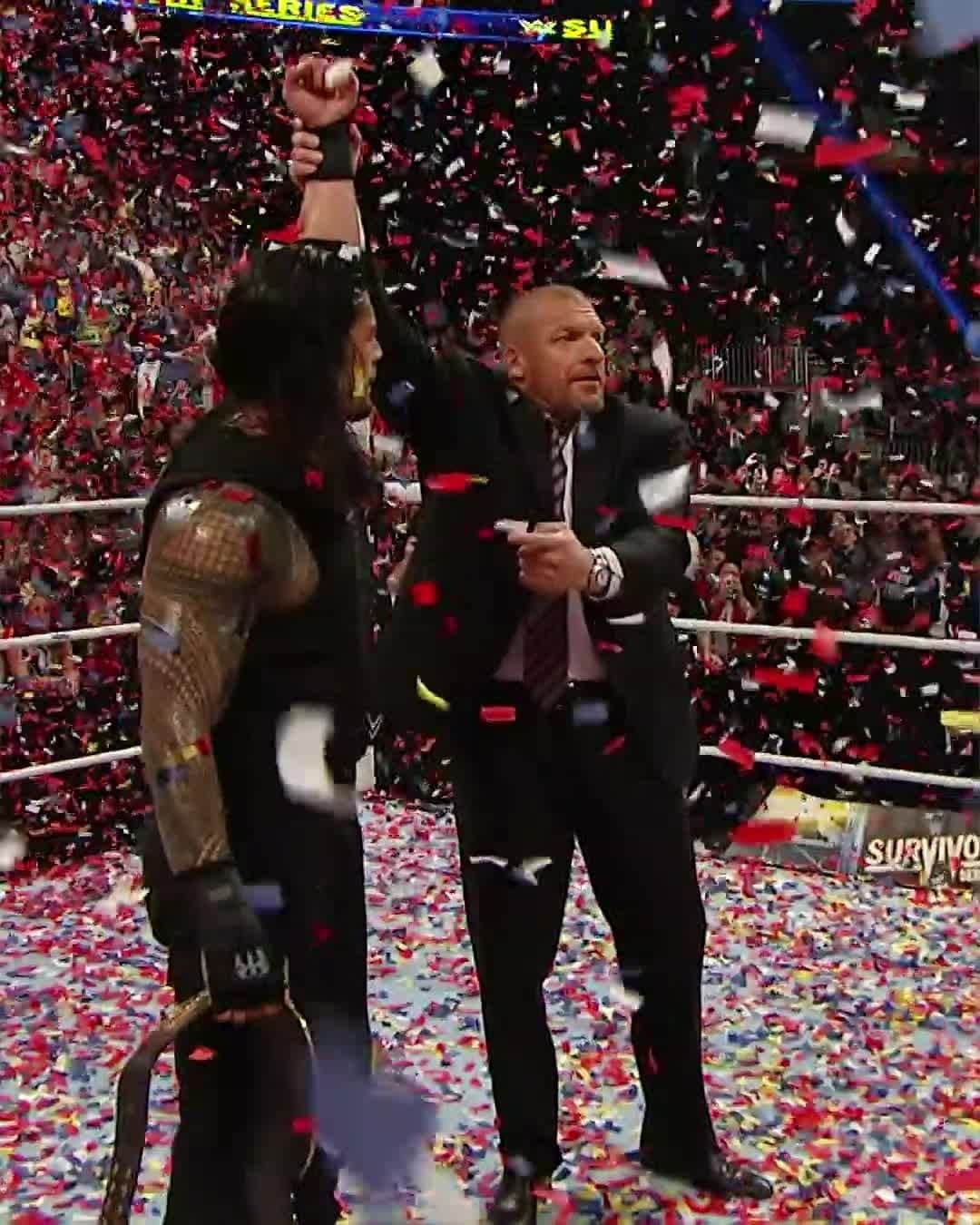 WWEのインスタグラム：「What's @romanreigns' most memorable #SurvivorSeries moment? Drop your pick in the comments!」